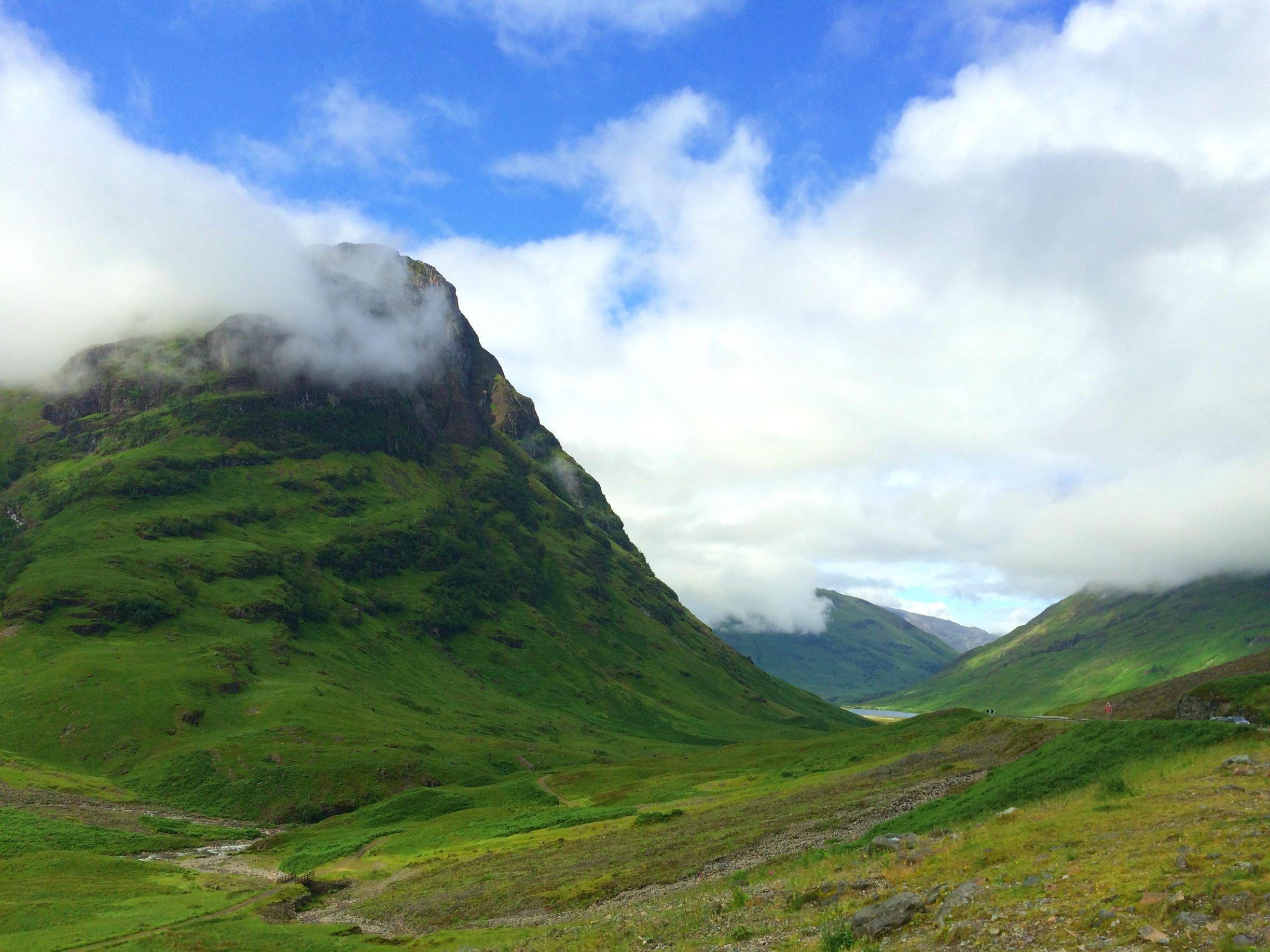 Glen Coe in the Scottish Highlands HD wallpapers