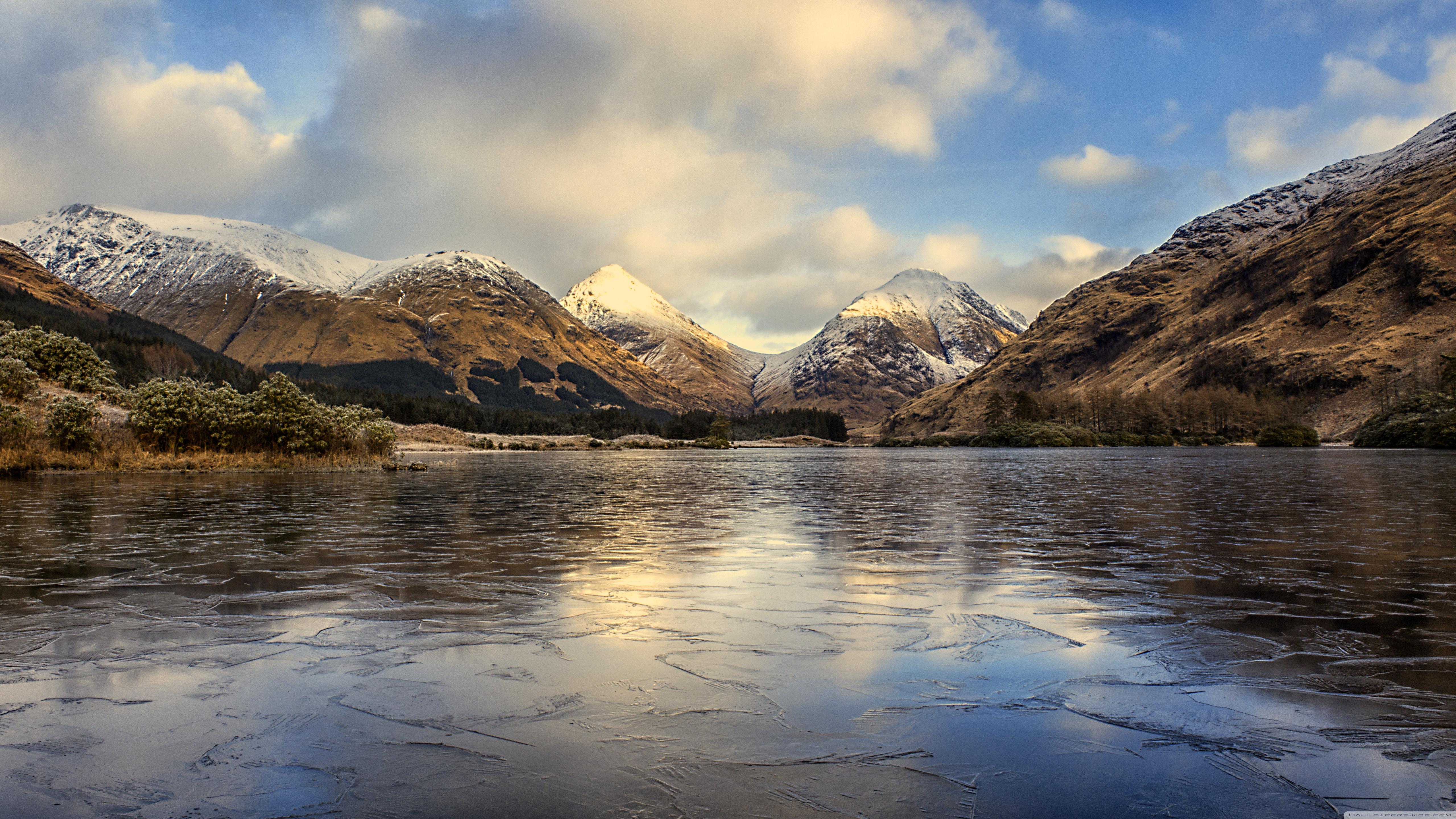 Glen Etive glen, Highlands of Scotland ❤ 4K HD Desktop