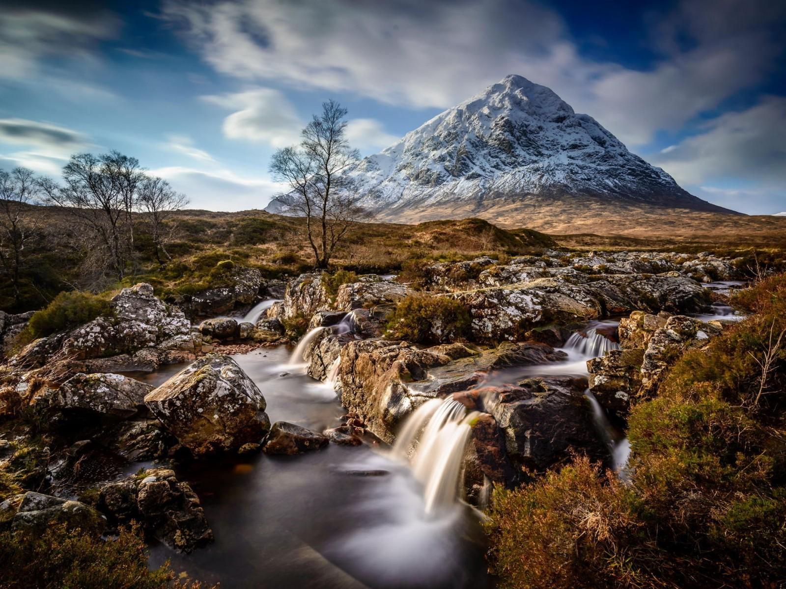 Scottish Highlands Hdr Landscape Mountain HD Wallpaper