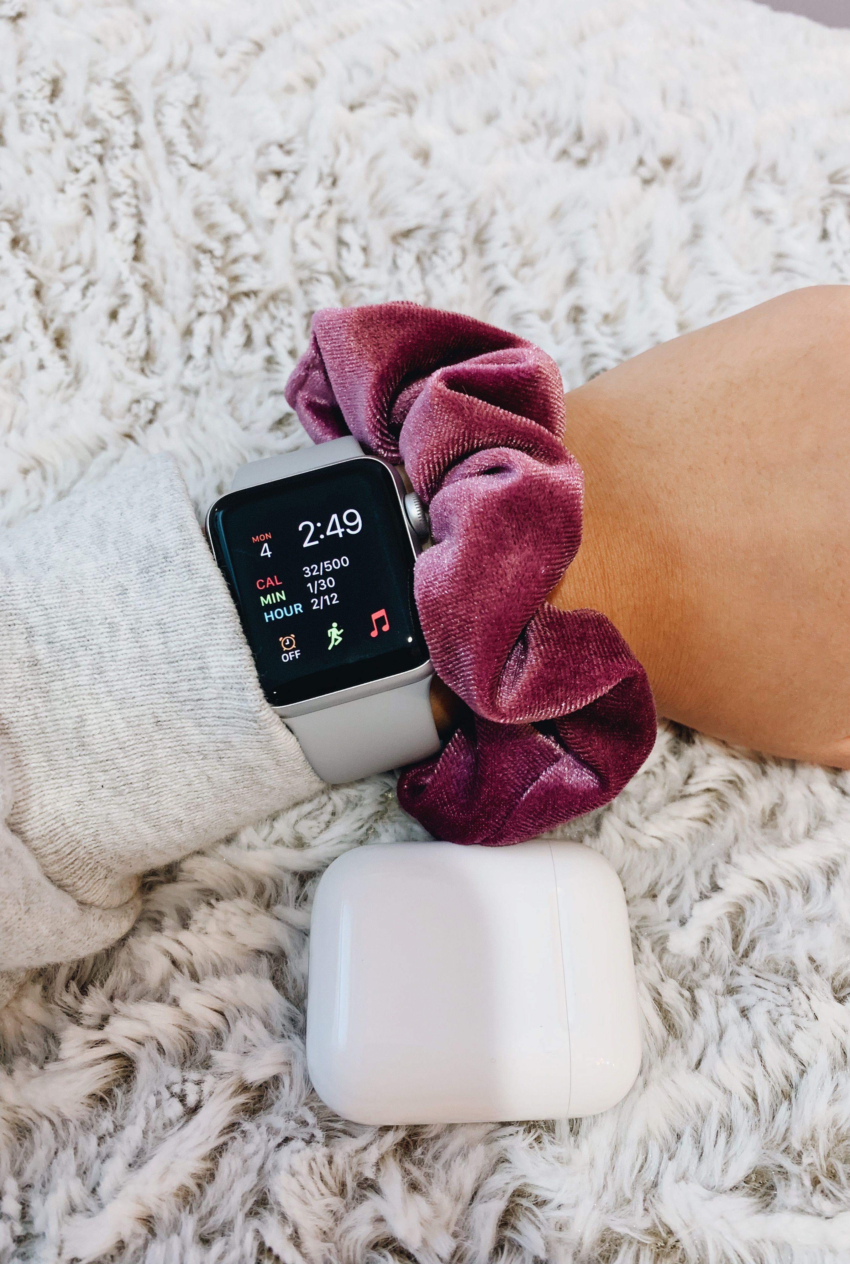 applewatch #scrunchie #airpods #luxury #essentials #vsco