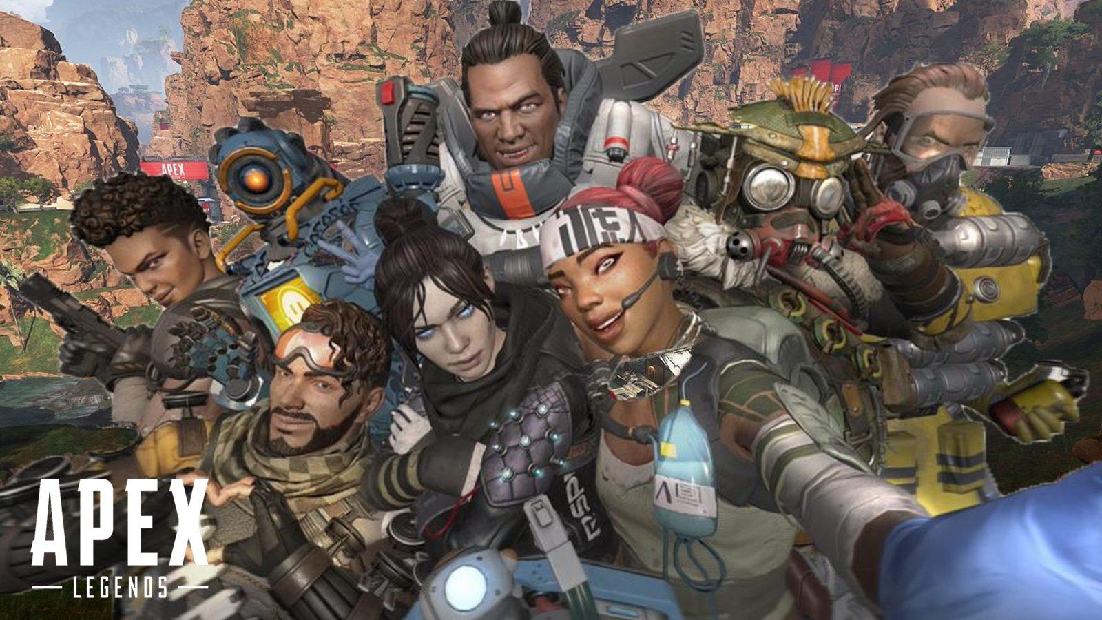 image of all 10 unreleased Apex Legends characters leaked