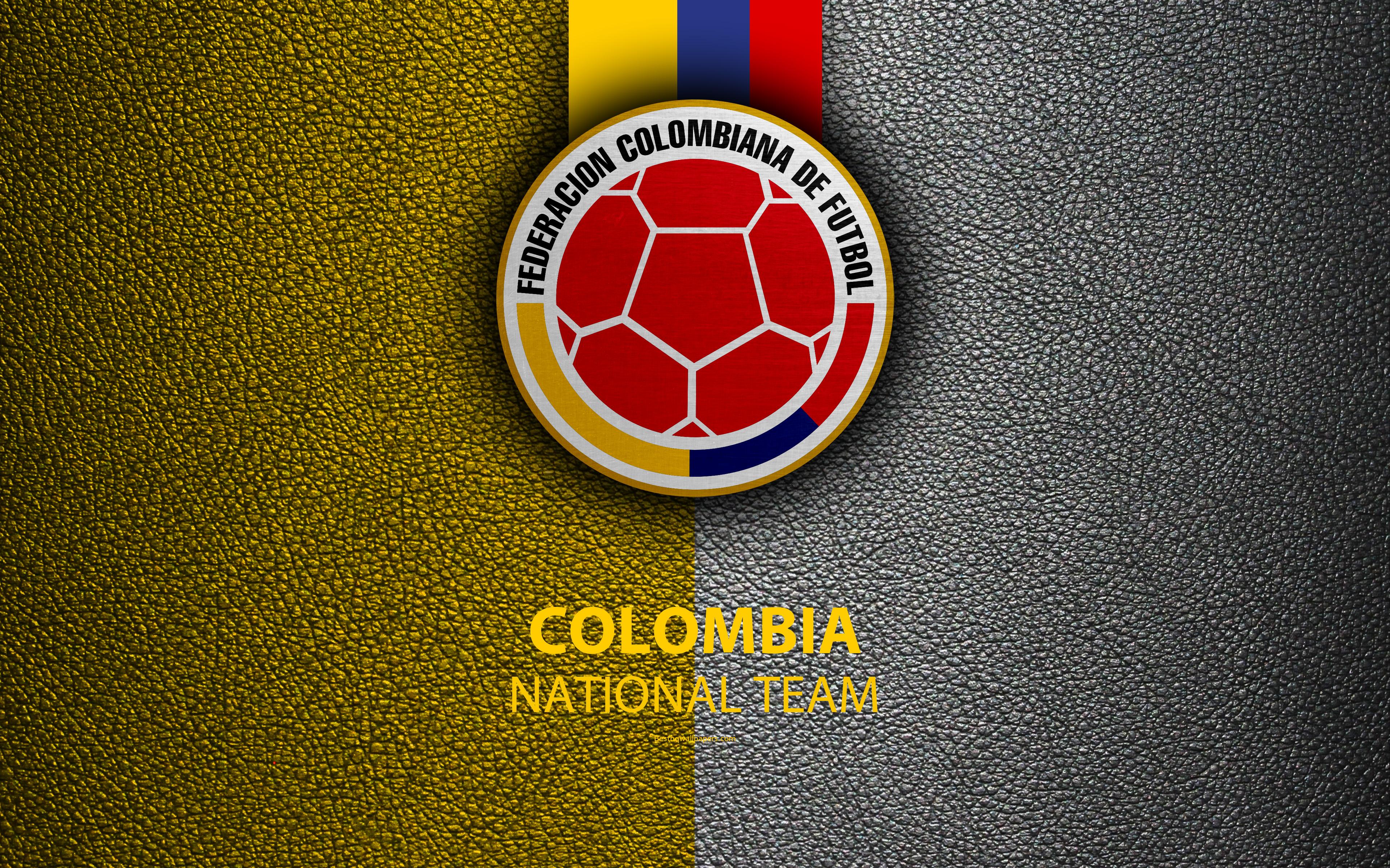 Download wallpaper Colombia national football team, 4k