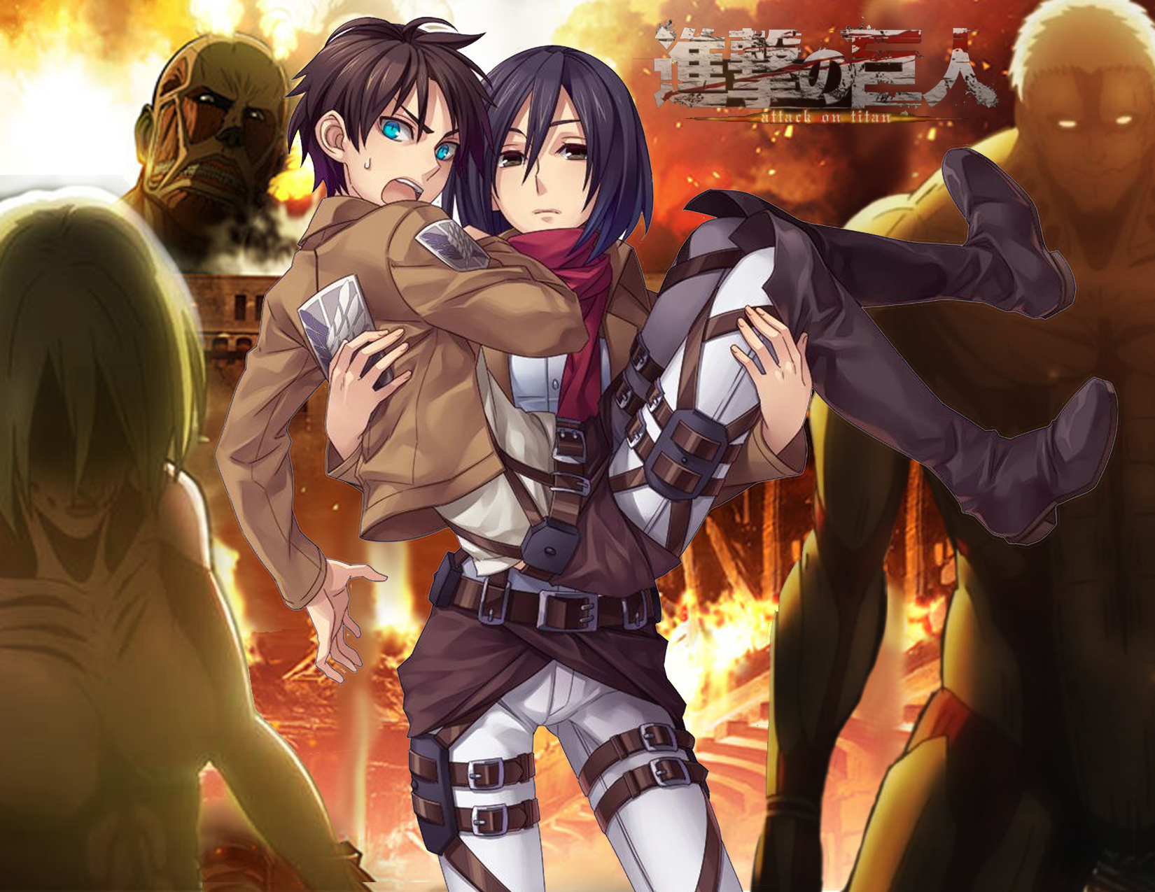 attack on titan wallpaper  Attack on titan anime, Titans anime, Attack on  titan art