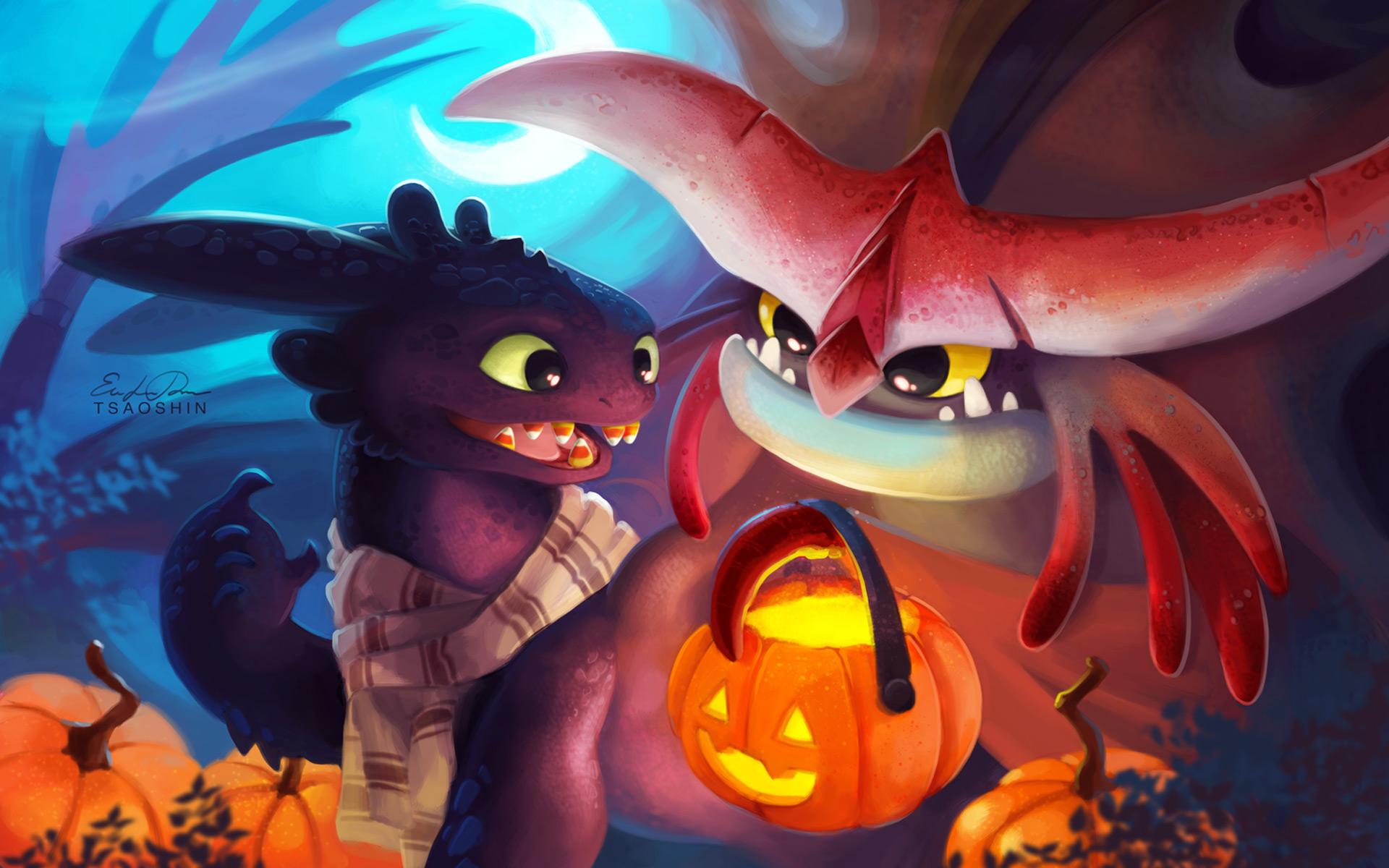 How To Train Your Dragon Halloween Wallpaper. Free
