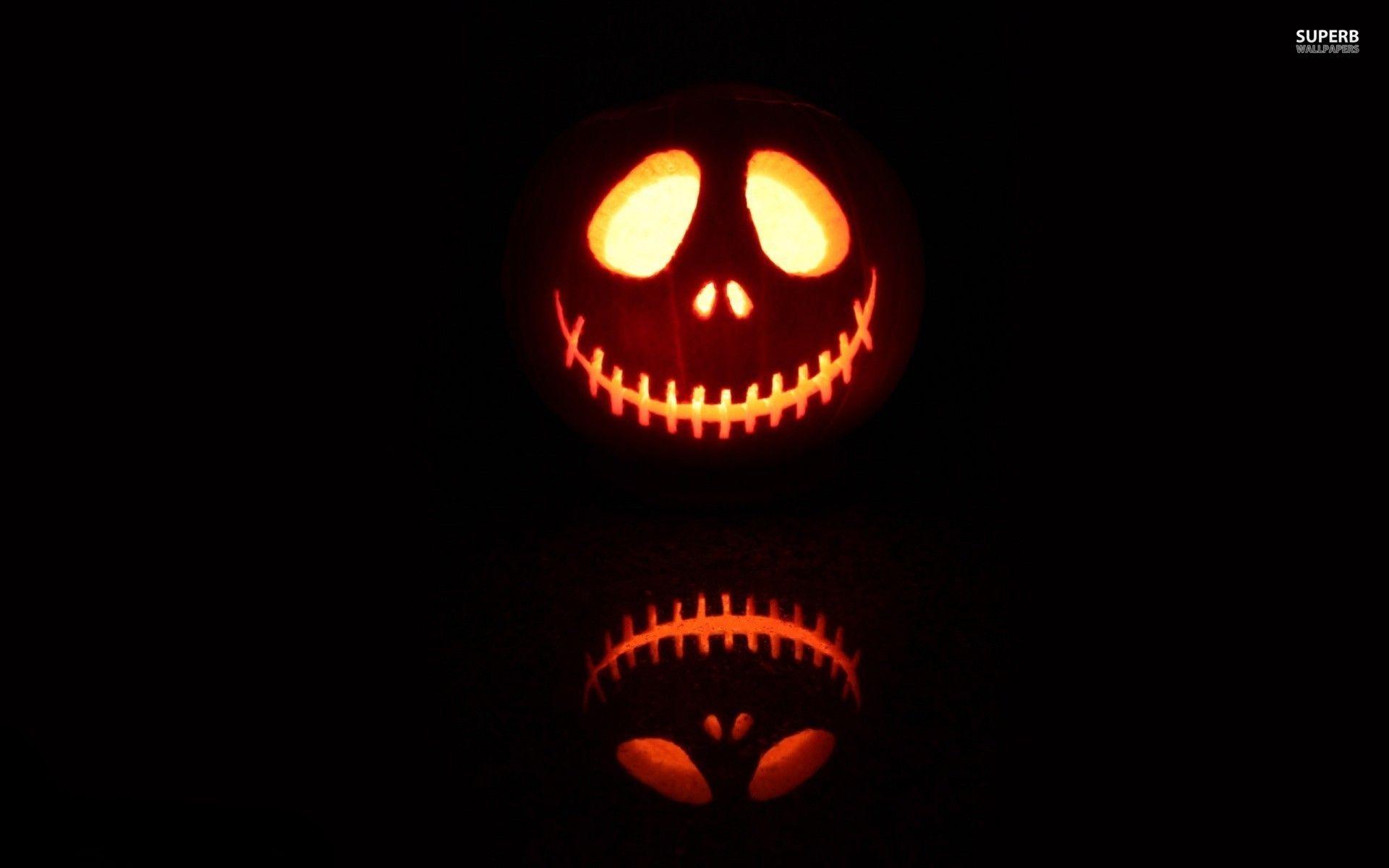 Holidays Halloween Lantern Pumpkin Ghost Spirit wallpaper