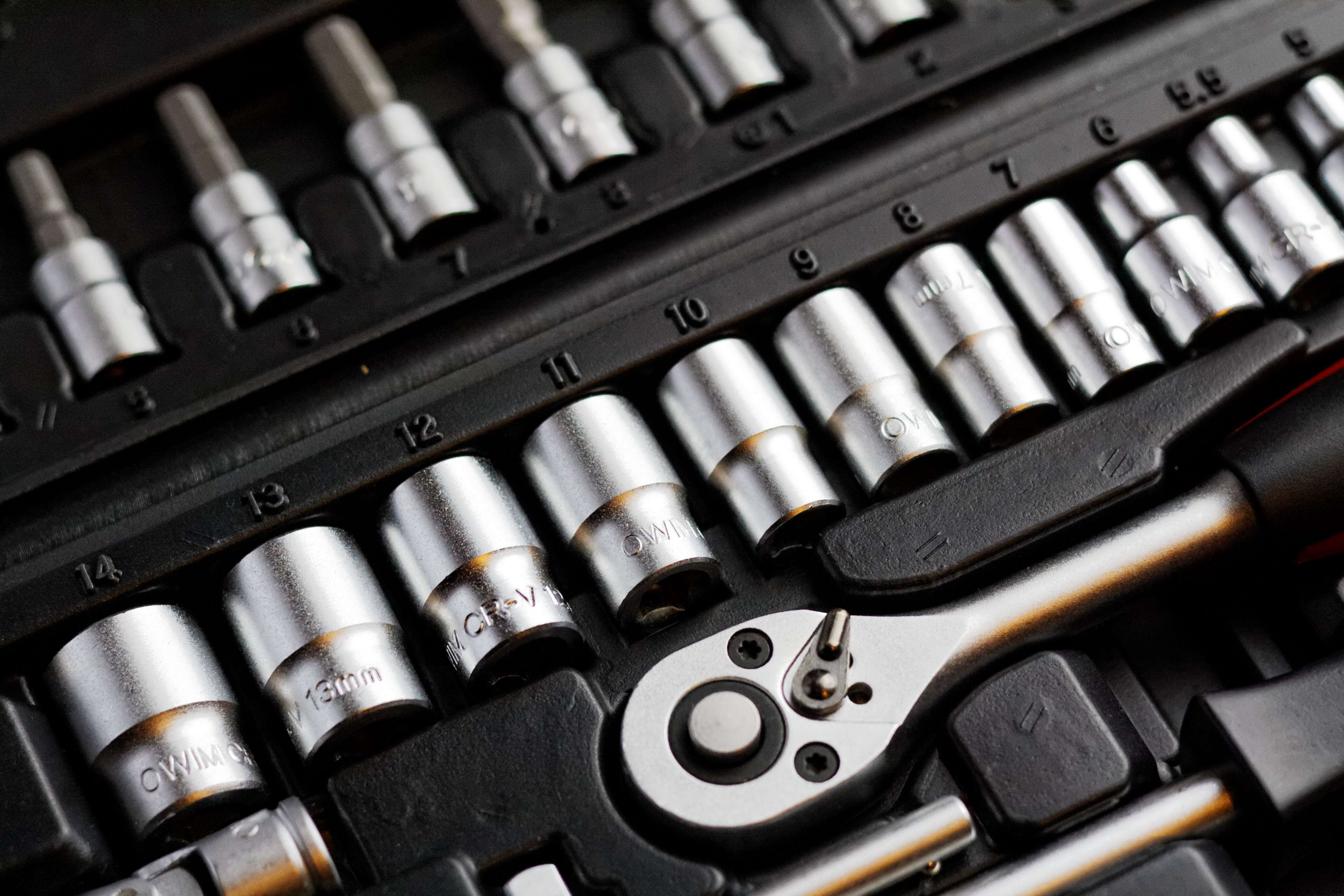 toolbox, tools, wrenches 4k wallpaper and background
