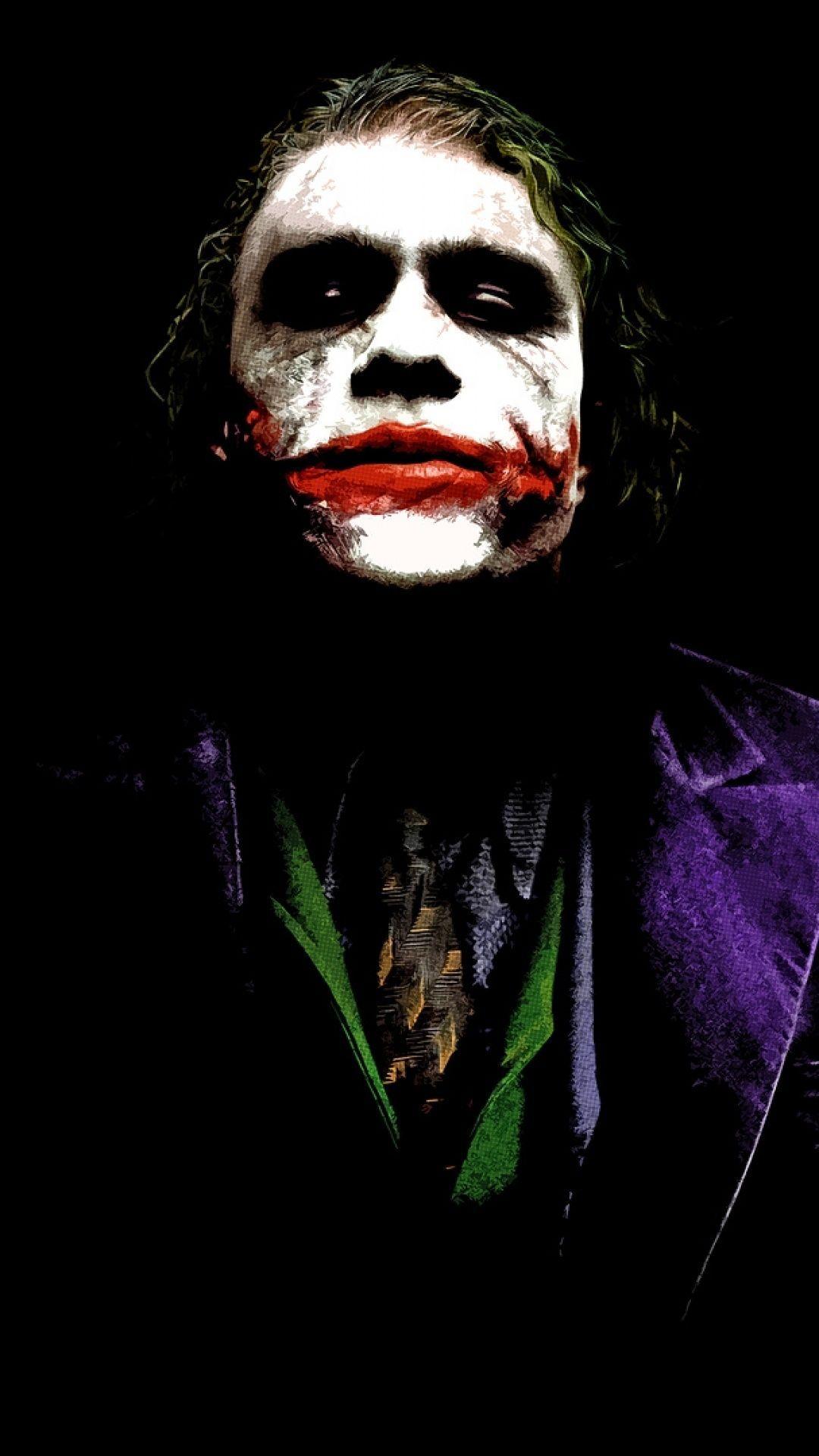 Heath Ledger Joker iPhone Wallpaper Free Heath Ledger Joker iPhone Background