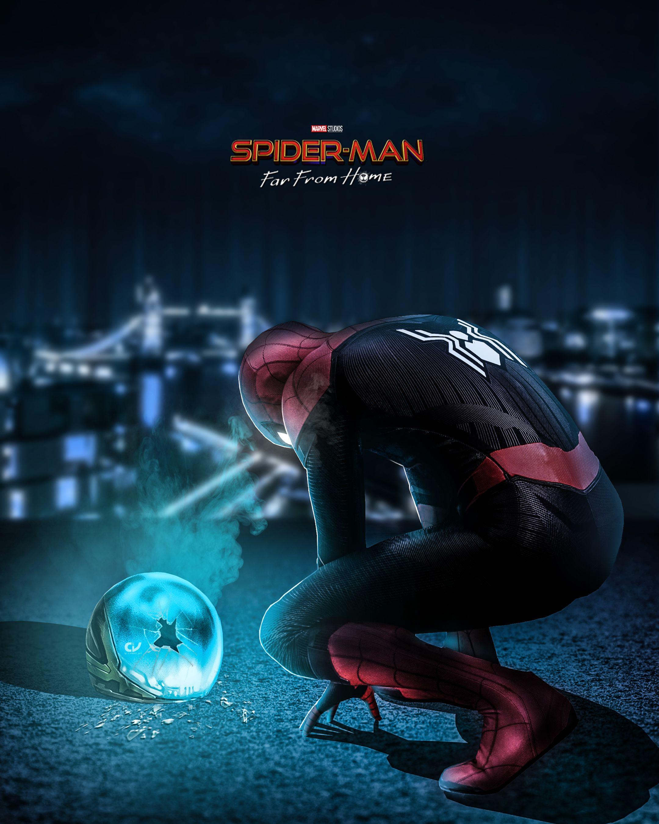 Spiderman wallpaper. Is that glowing thing related to