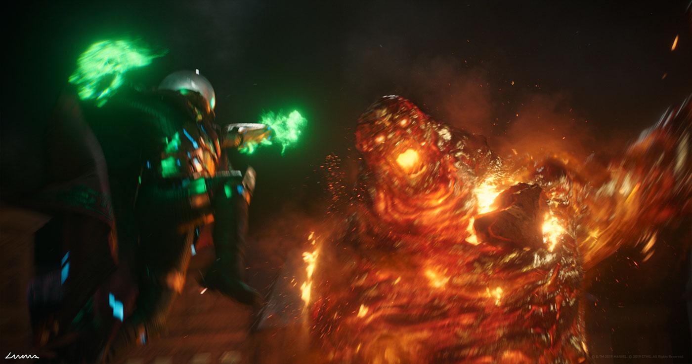 SPIDER MAN: FAR FROM HOME And Mysterio Battle
