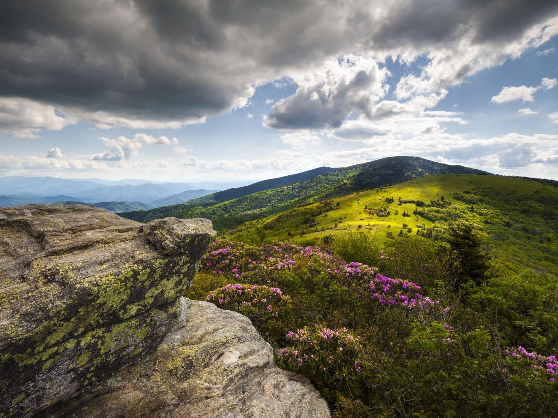 Beautiful scenes along the Appalachian Trail