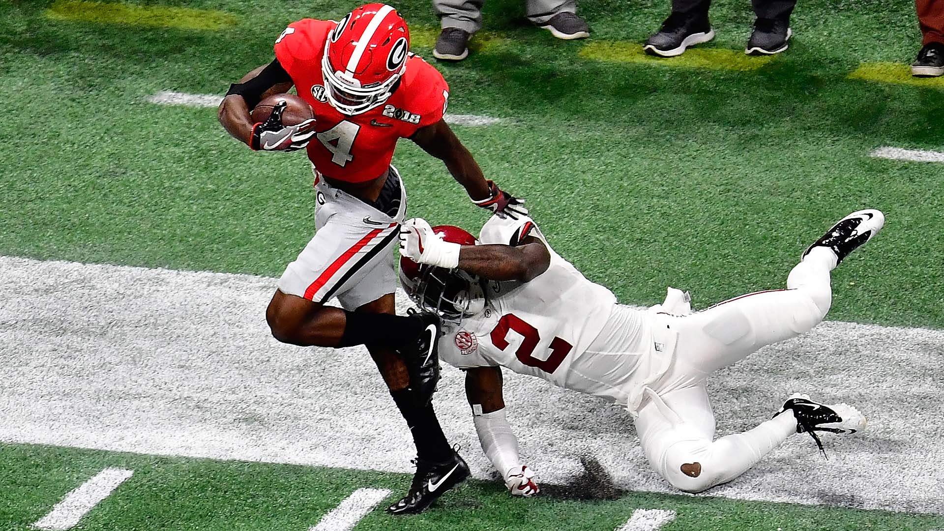 Alabama Vs. Georgia: Mecole Hardman's 80 Yard TD, Frame By