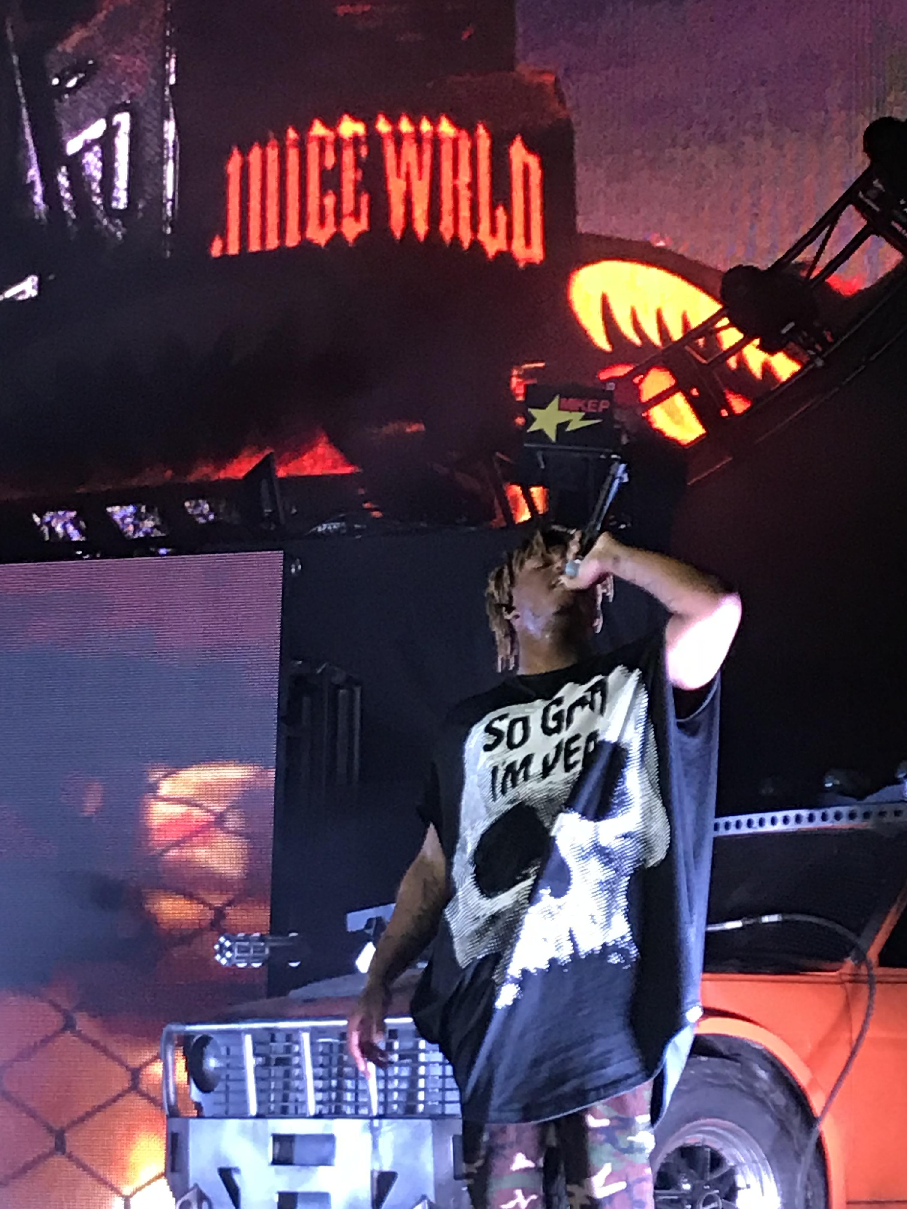 Pic i took of Juice WRLD at the Seattle concert today
