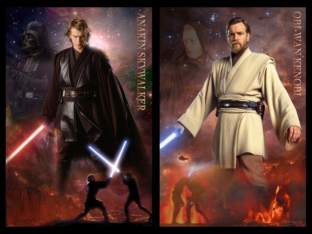 Anakin Skywalker And Obi Wan Kenobi Wallpapers Wallpaper Cave