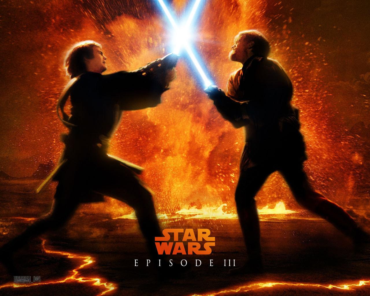 Starwars Wan Kenobi And Anakin Skywalker Wallpaper