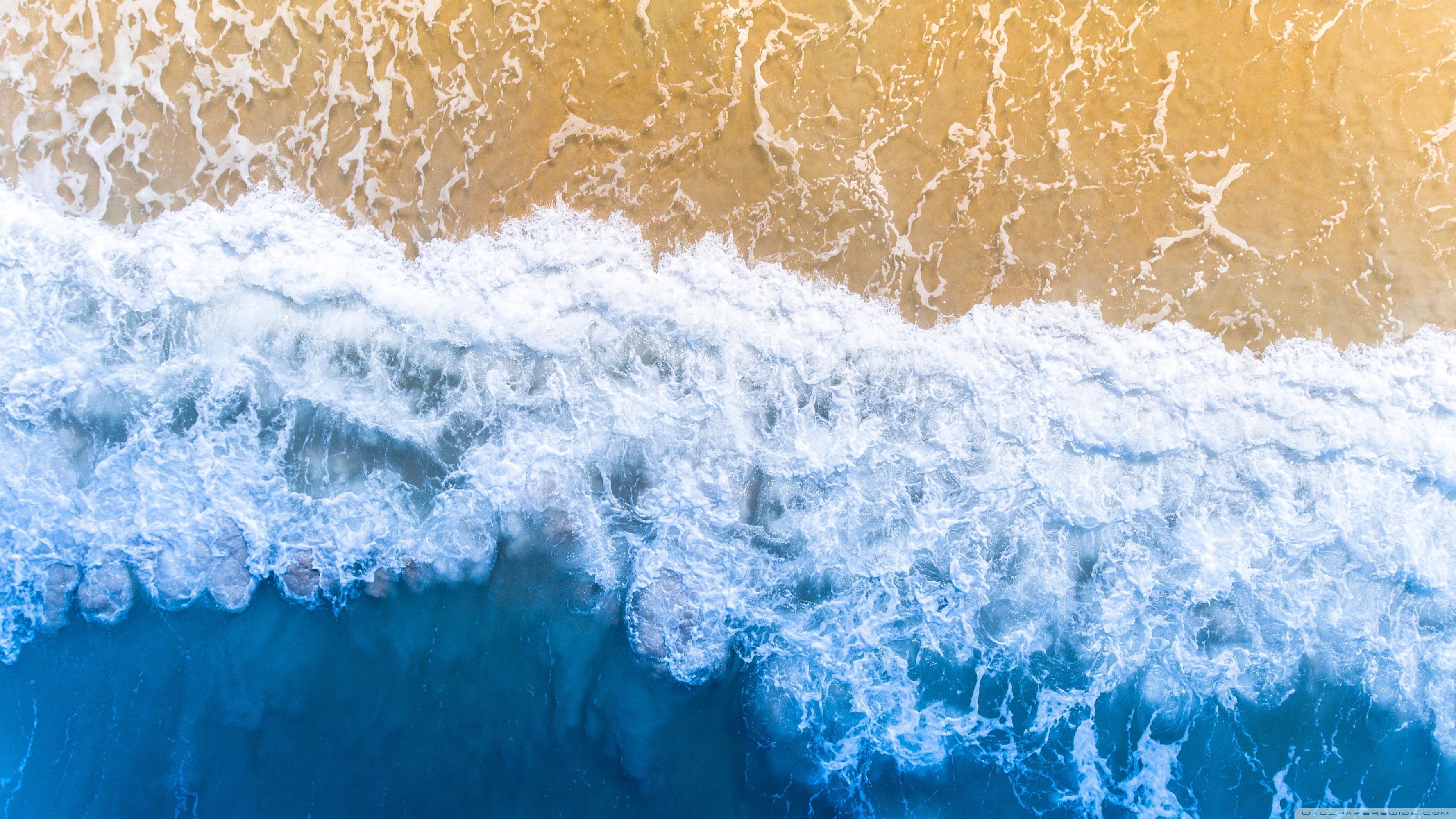 Blue Ocean Aesthetic Background ❤ 4K HD Desktop Wallpaper
