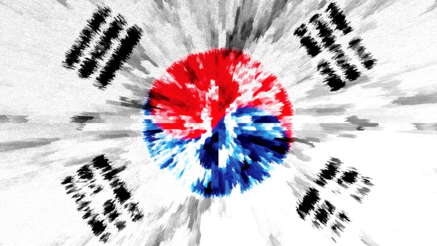 South Korea Countries Flag Artwork Wallpaper
