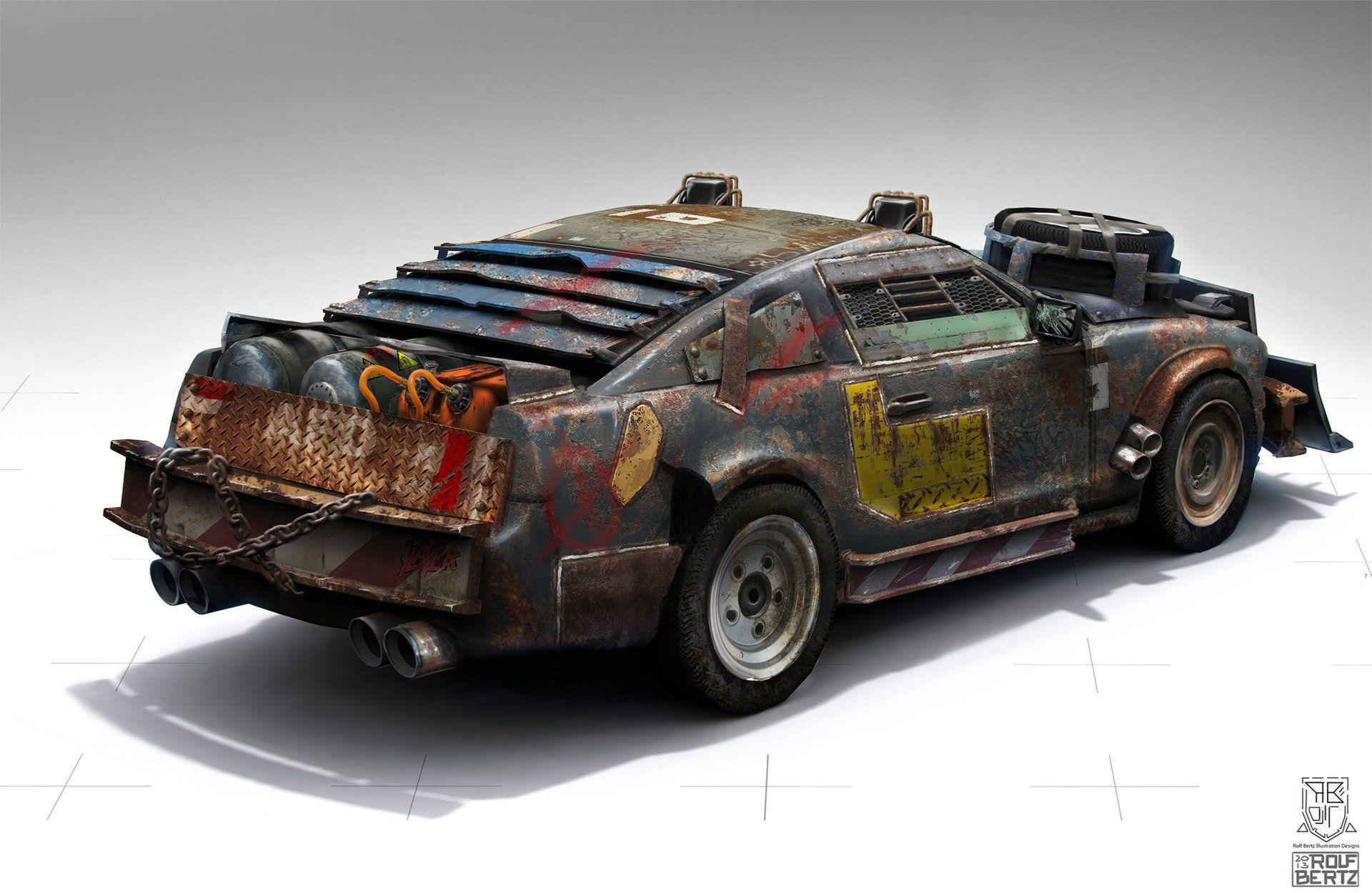 Wasteland Car, Rolf Bertz. Death race car