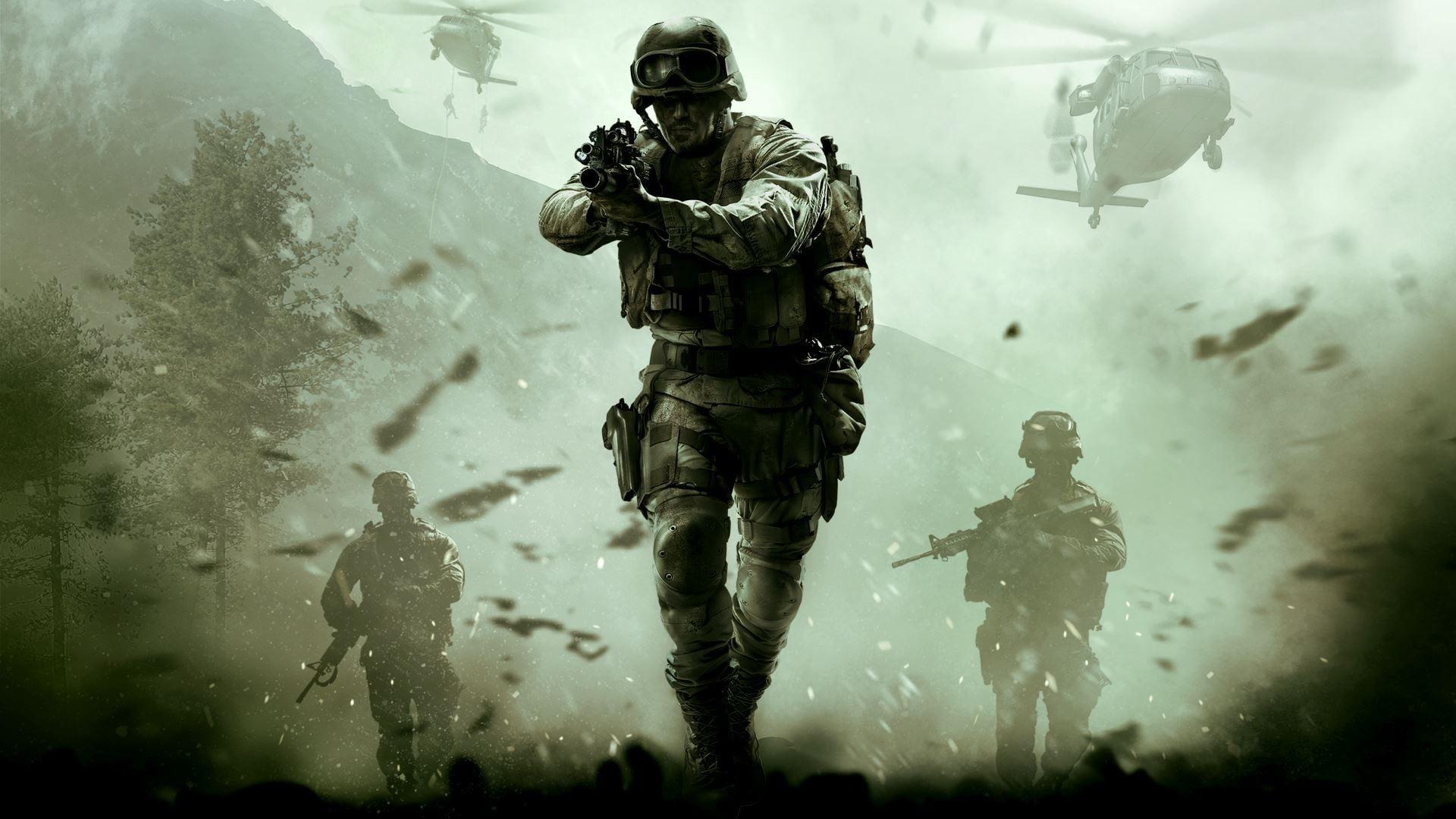 Call of Duty Modern Warfare poster HD wallpaper. Wallpaper