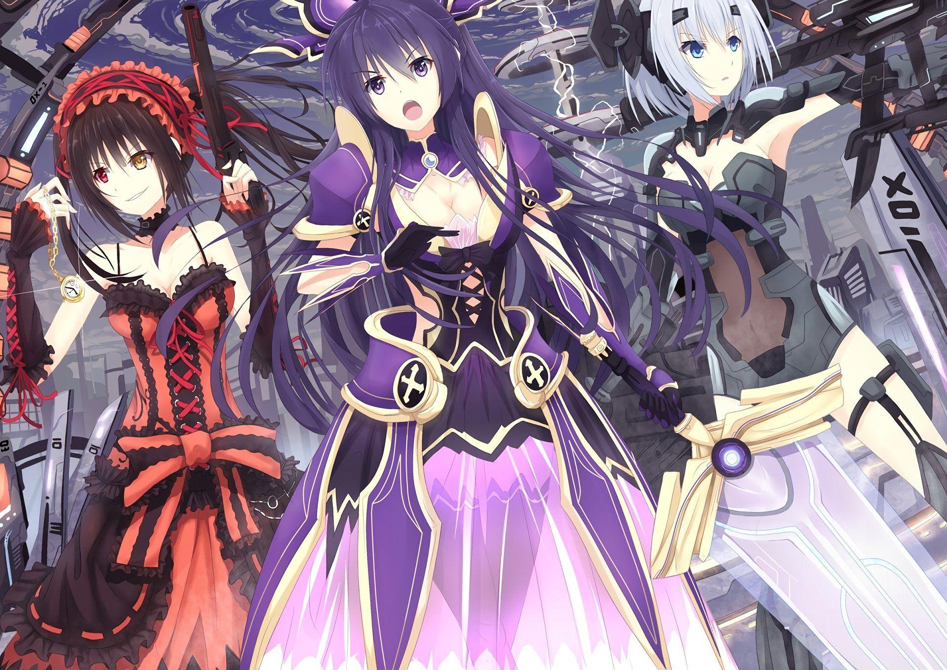 Live wallpaper Tohka Yatogami / Date A Live [4K] / interface personalization