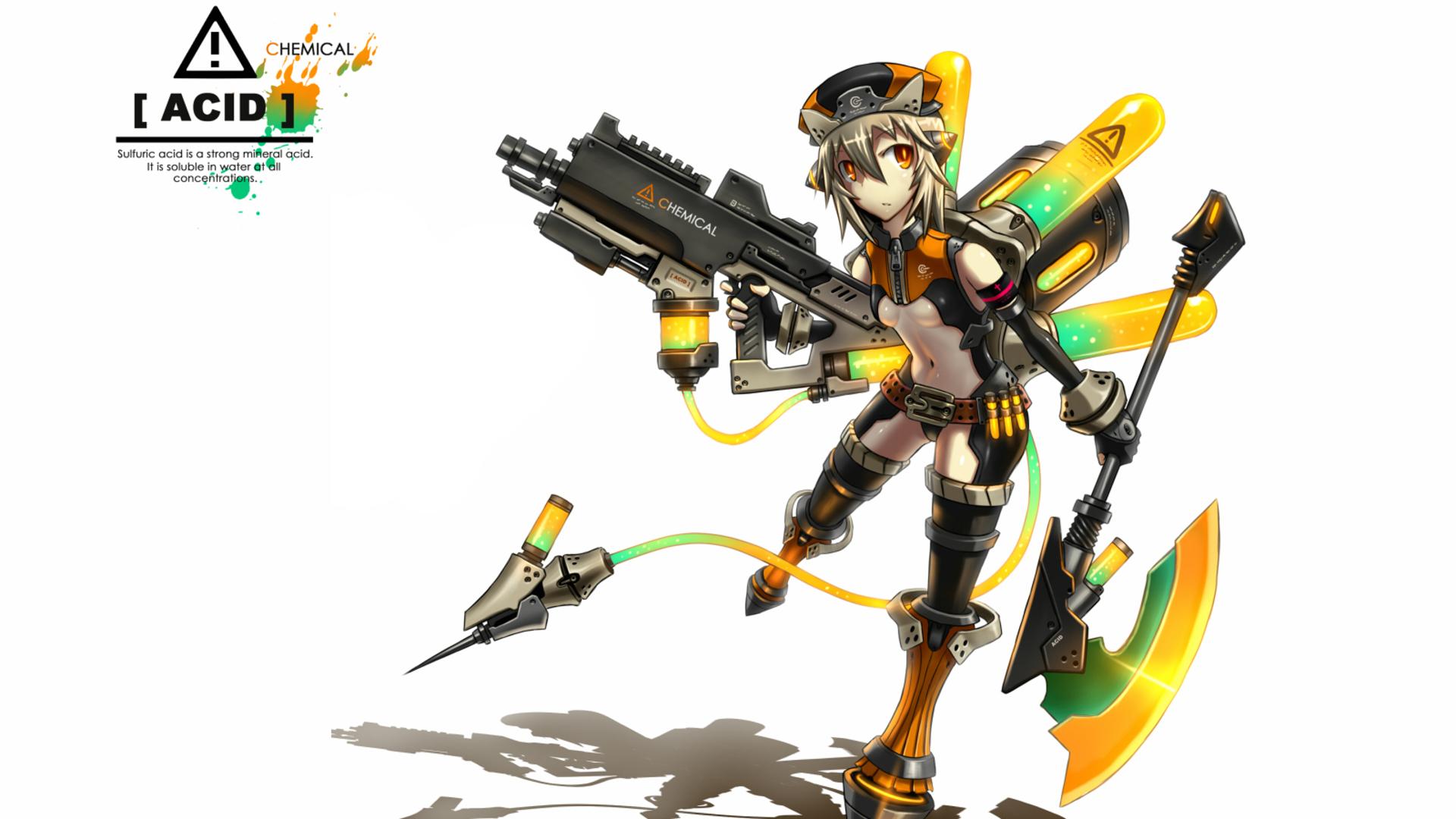 Girl With Biochemical Weapons HD Wallpaperx1080