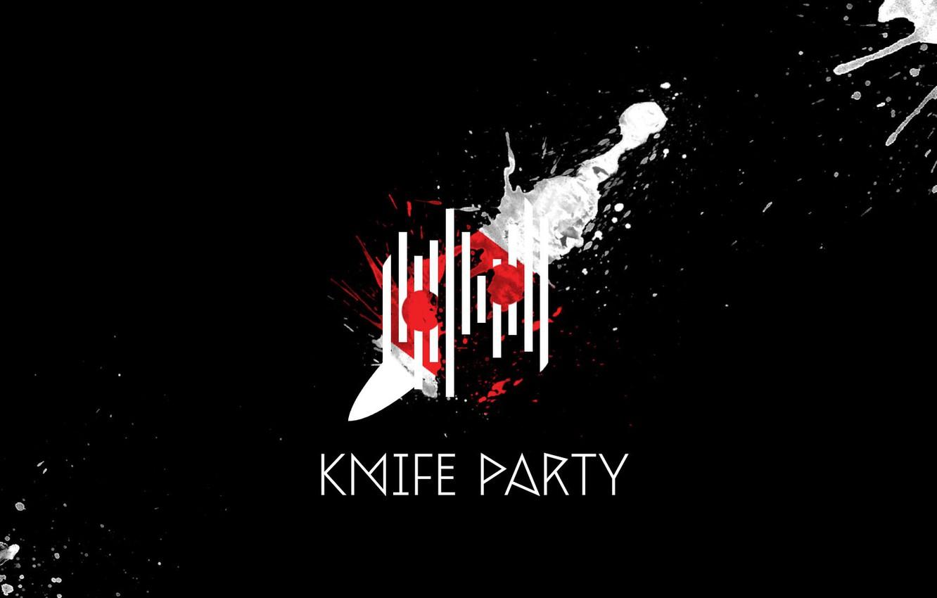 Wallpaper Logo, Background, Logo, Knife Party, Knife, Big