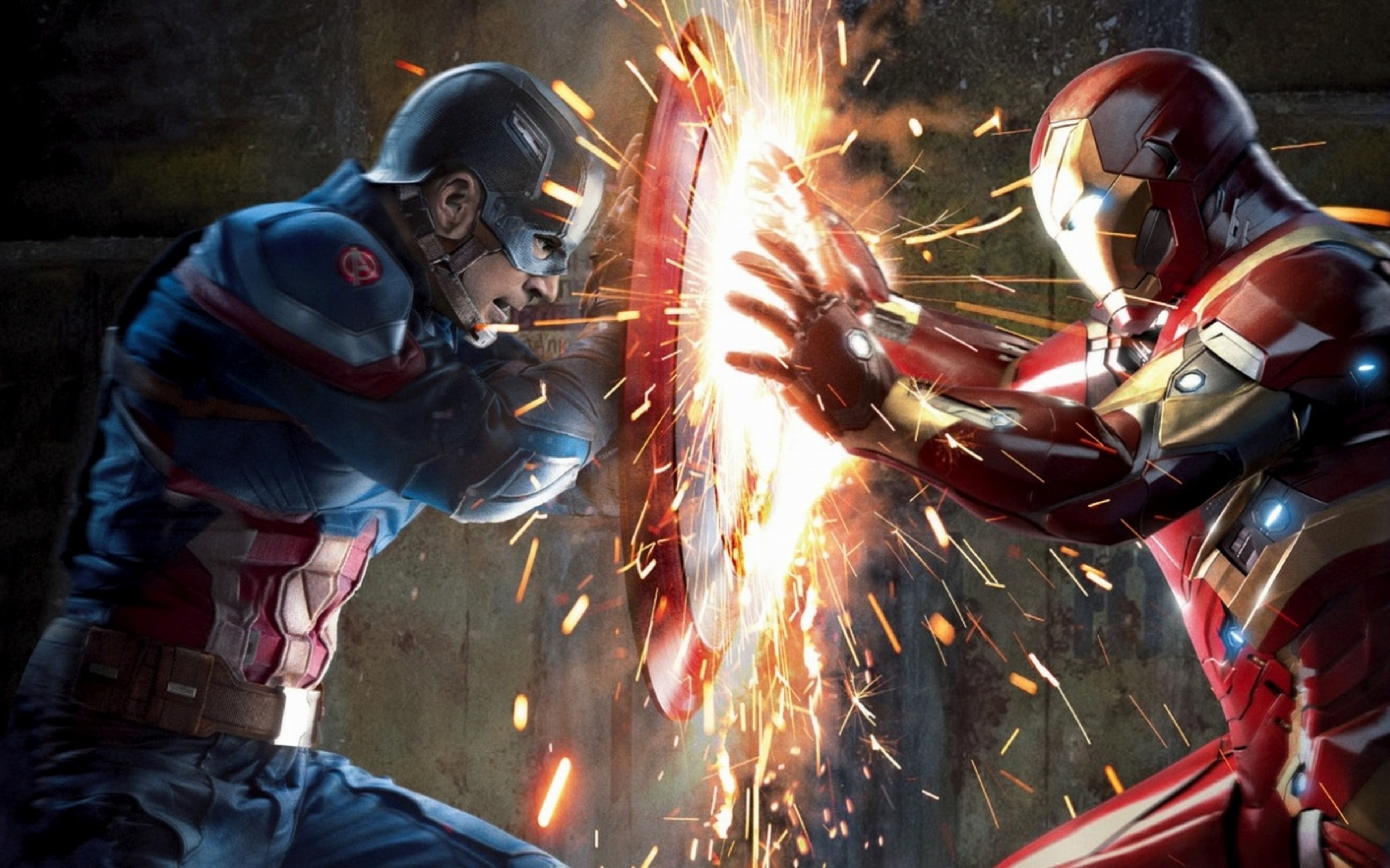 Captain America Vs Iron Man Civil War 4k HD 4k