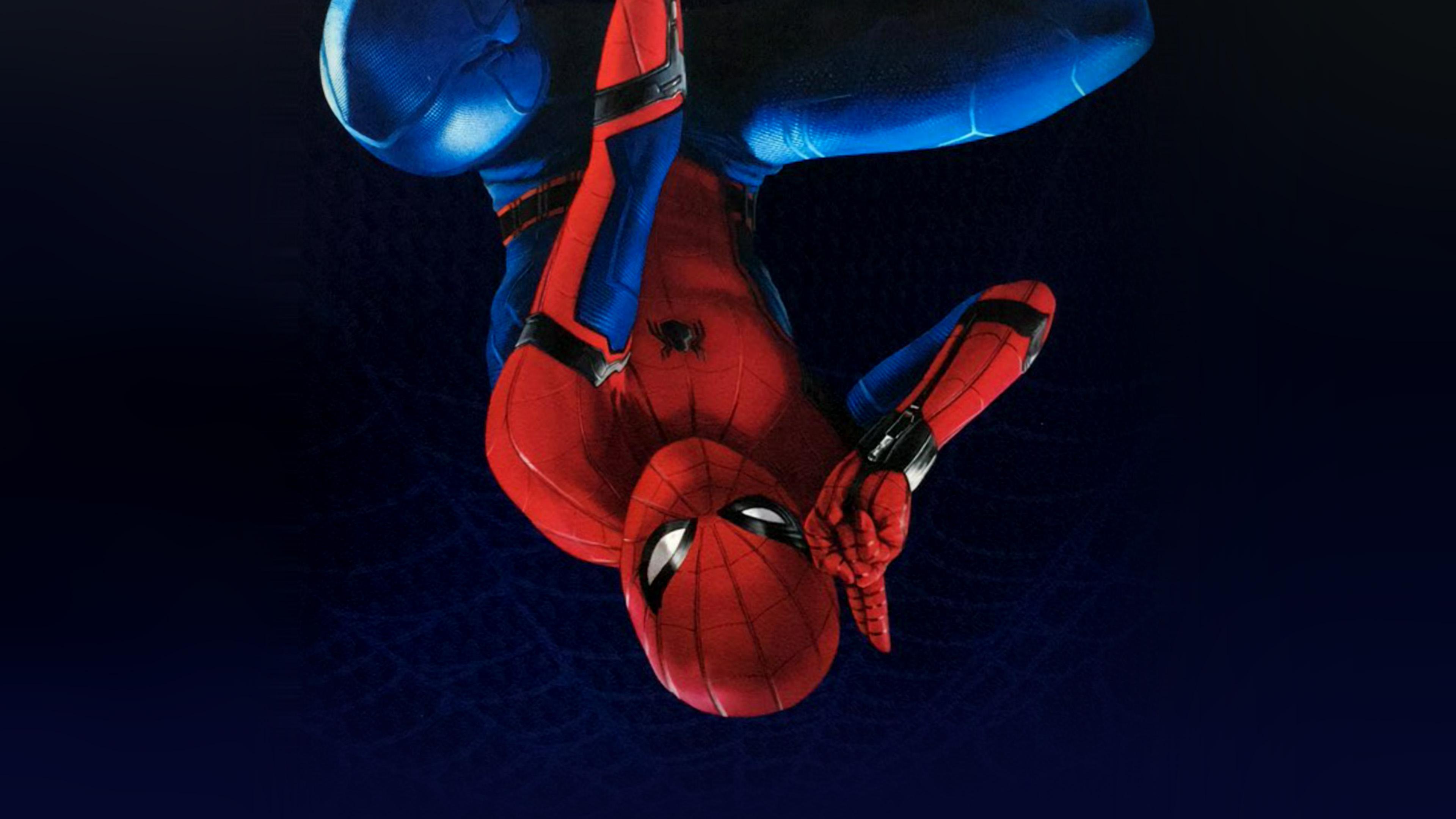 Spiderman Homecoming Hero Film Illustration Art Wallpaper