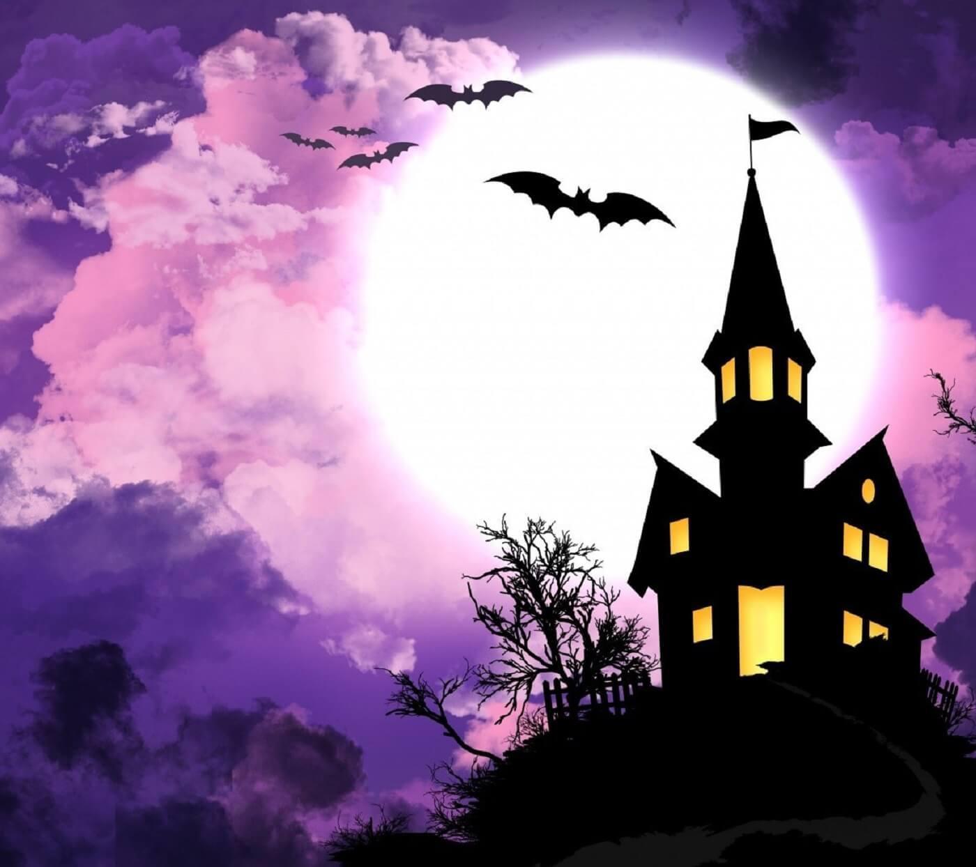 Pink And Purple Halloween Wallpapers - Wallpaper Cave