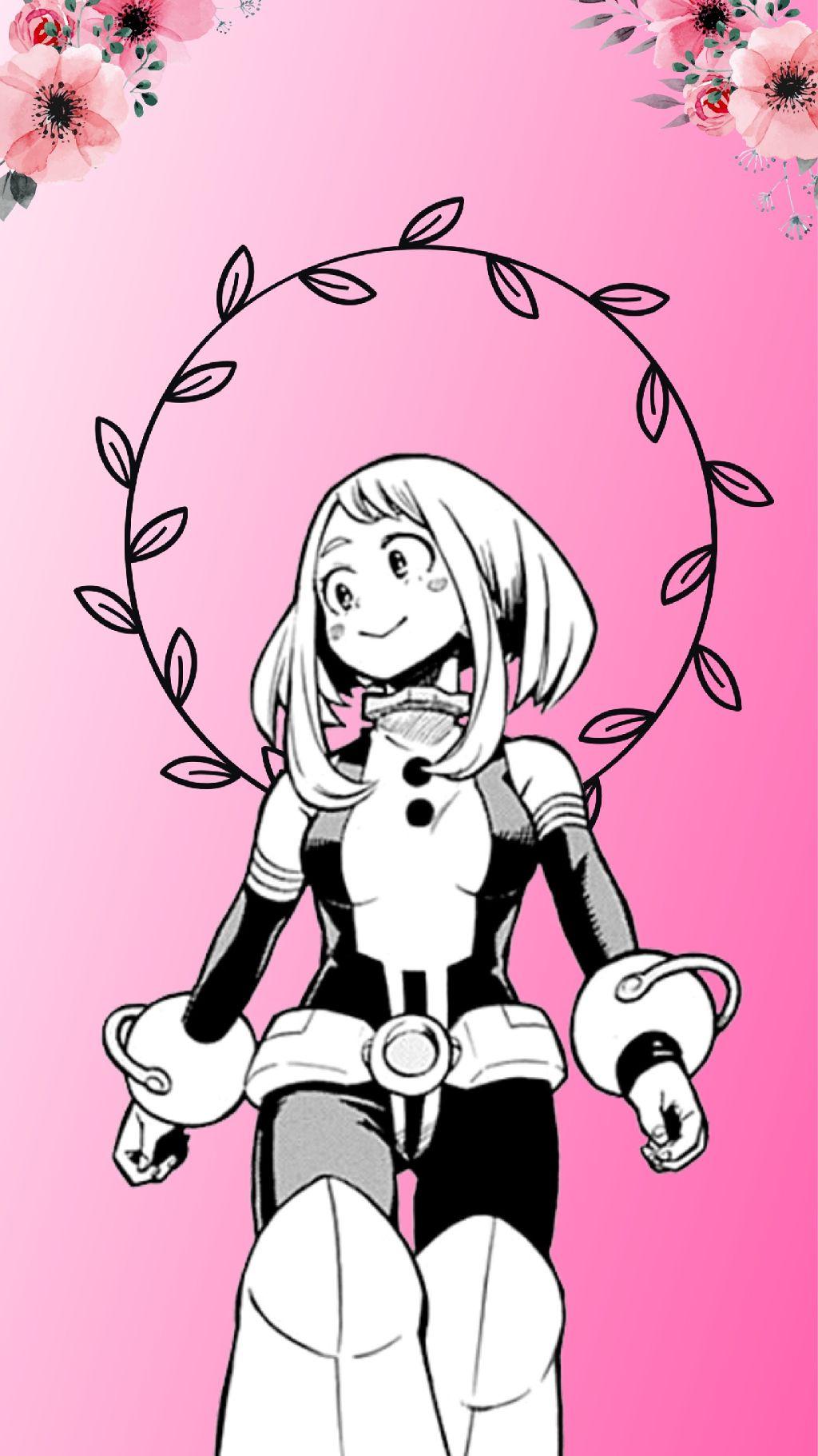 freetoedit myheroacademia bnha wallpaper uraraka