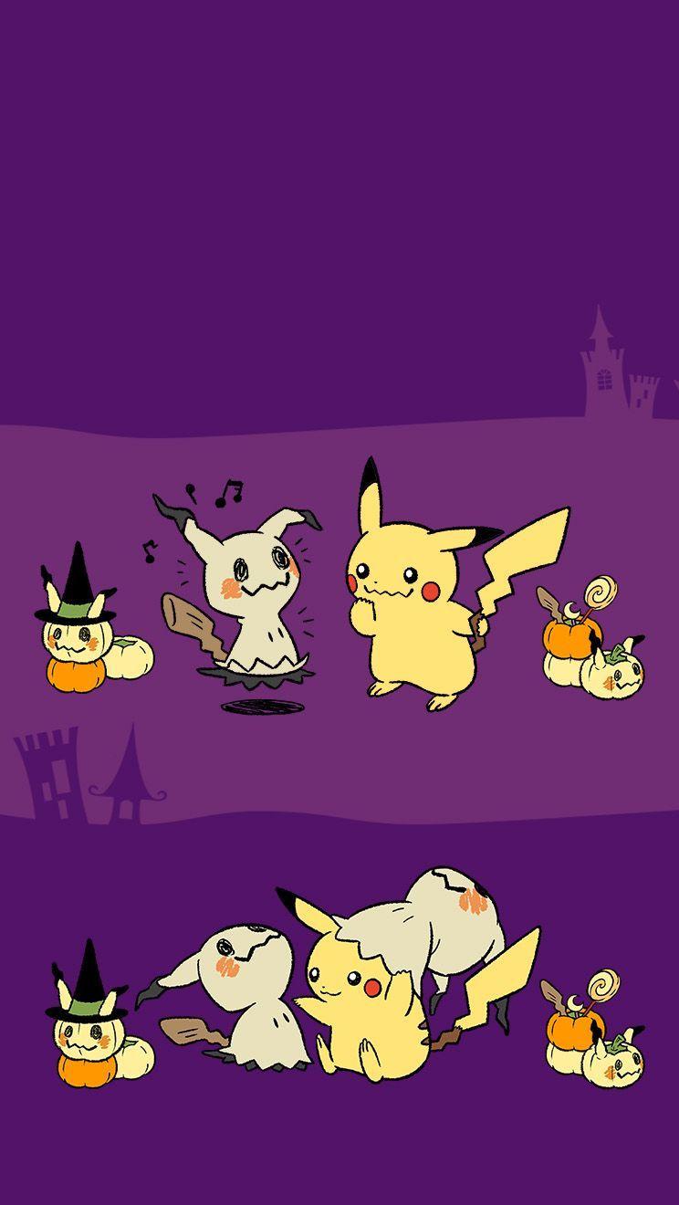 Kawaii Pokemon. Halloween wallpaper iphone