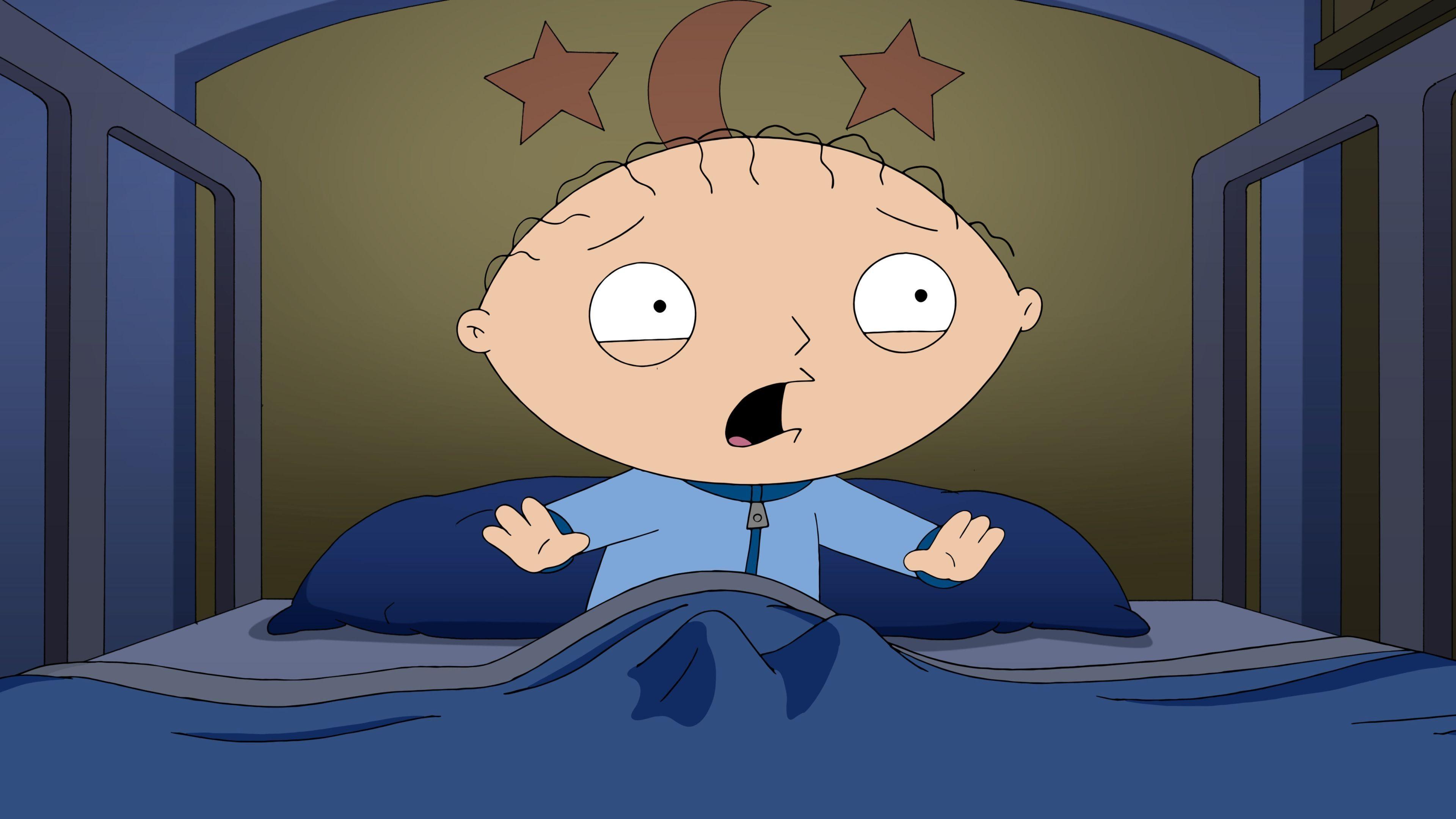 Stewie Griffin in Family Guy Animated Sitcom 4K Wallpaper