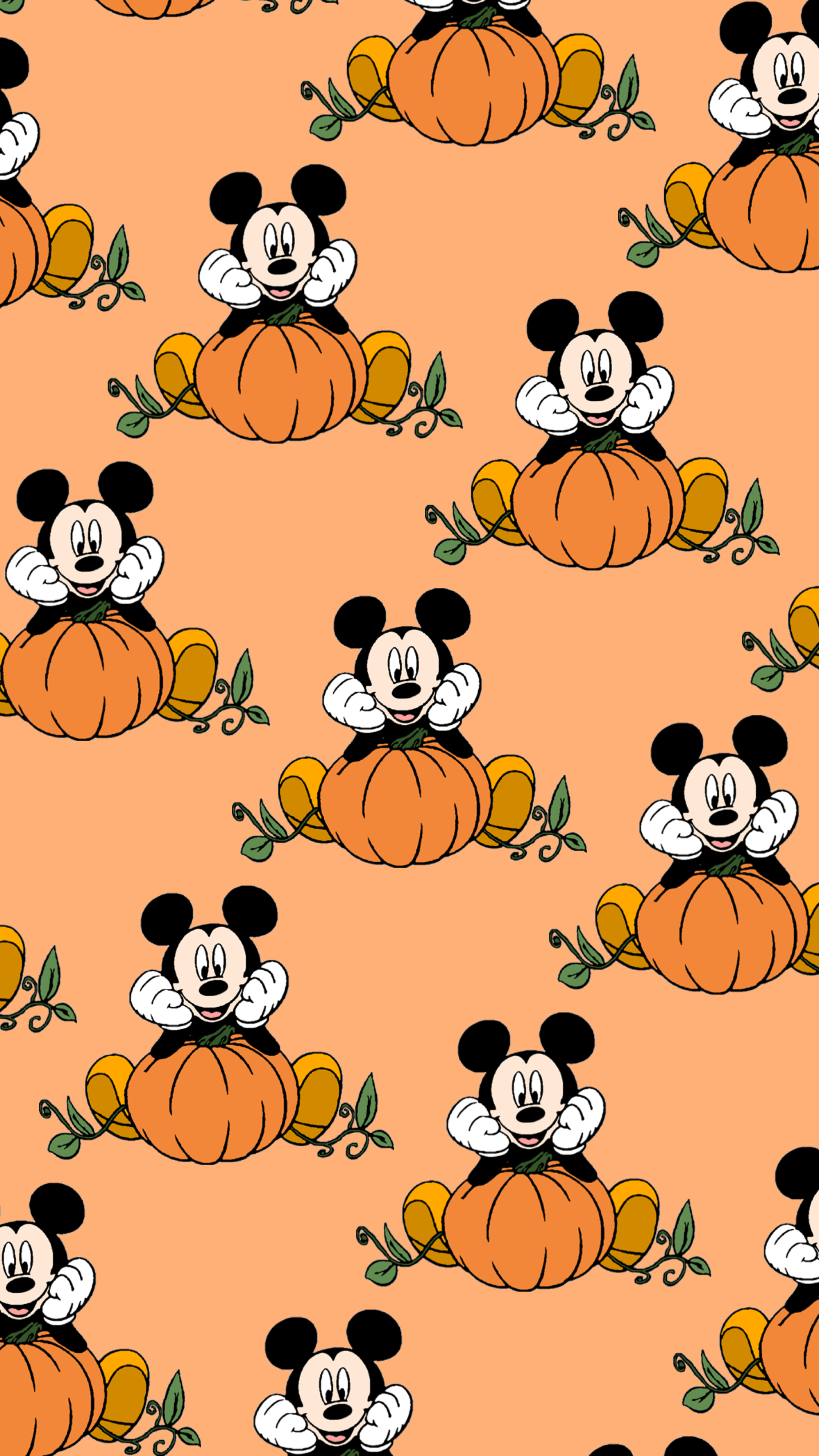 Minnie's Wallpaper of Mickey. Halloween wallpaper iphone, Fall
