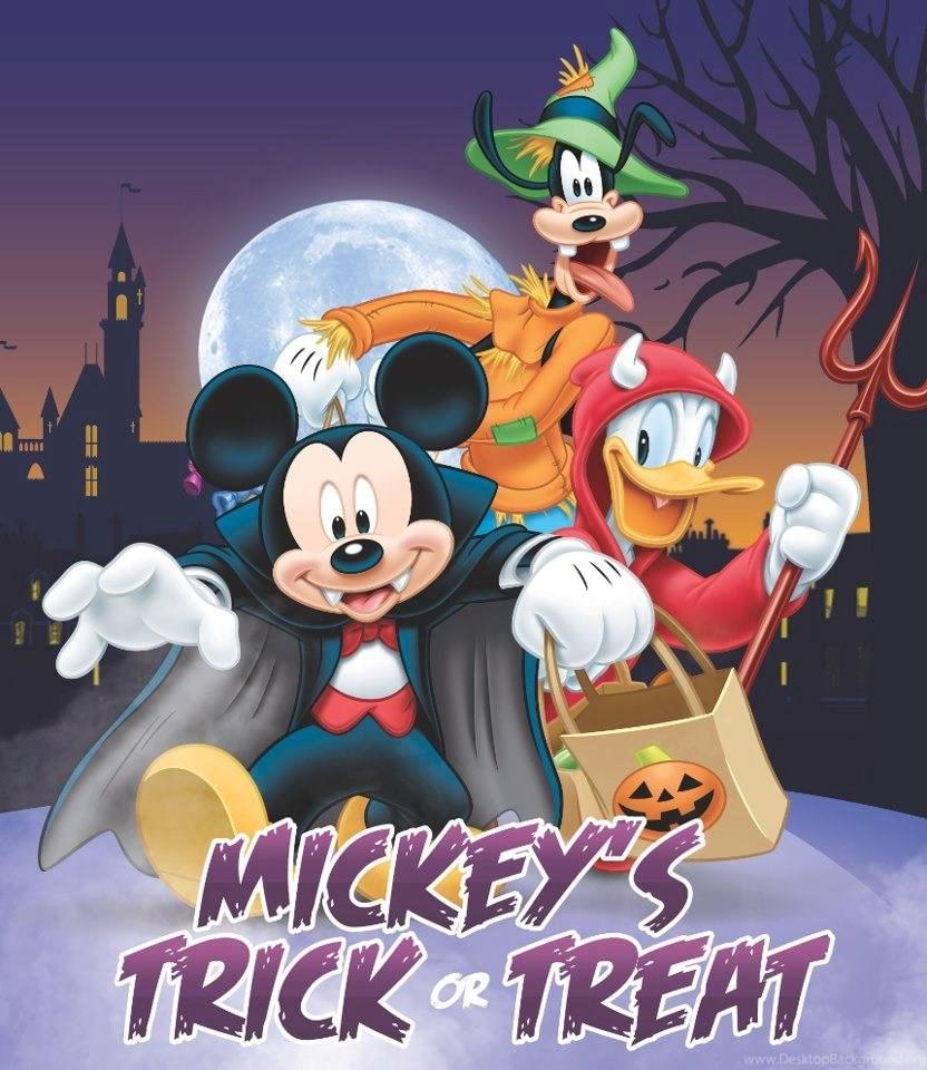 Mickey Mouse Halloween Wallpaper Wallpaper Zone Desktop