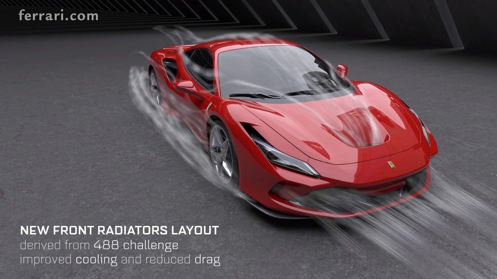 Ferrari Just Detailed The F8 Tributo's Aerodynamics And It's