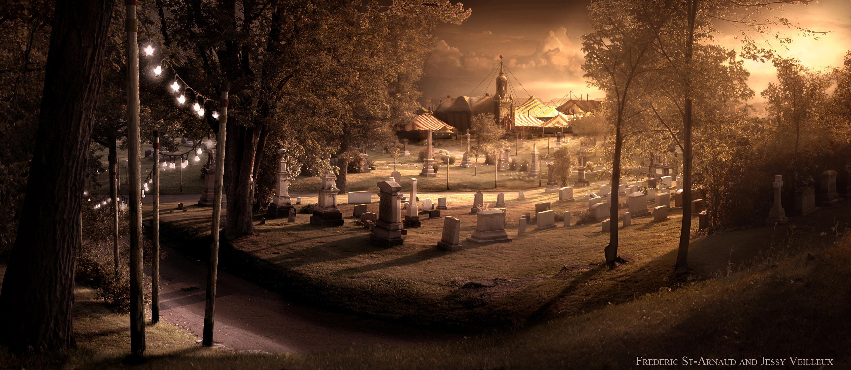 Graveyard HD Wallpaper and Background Image