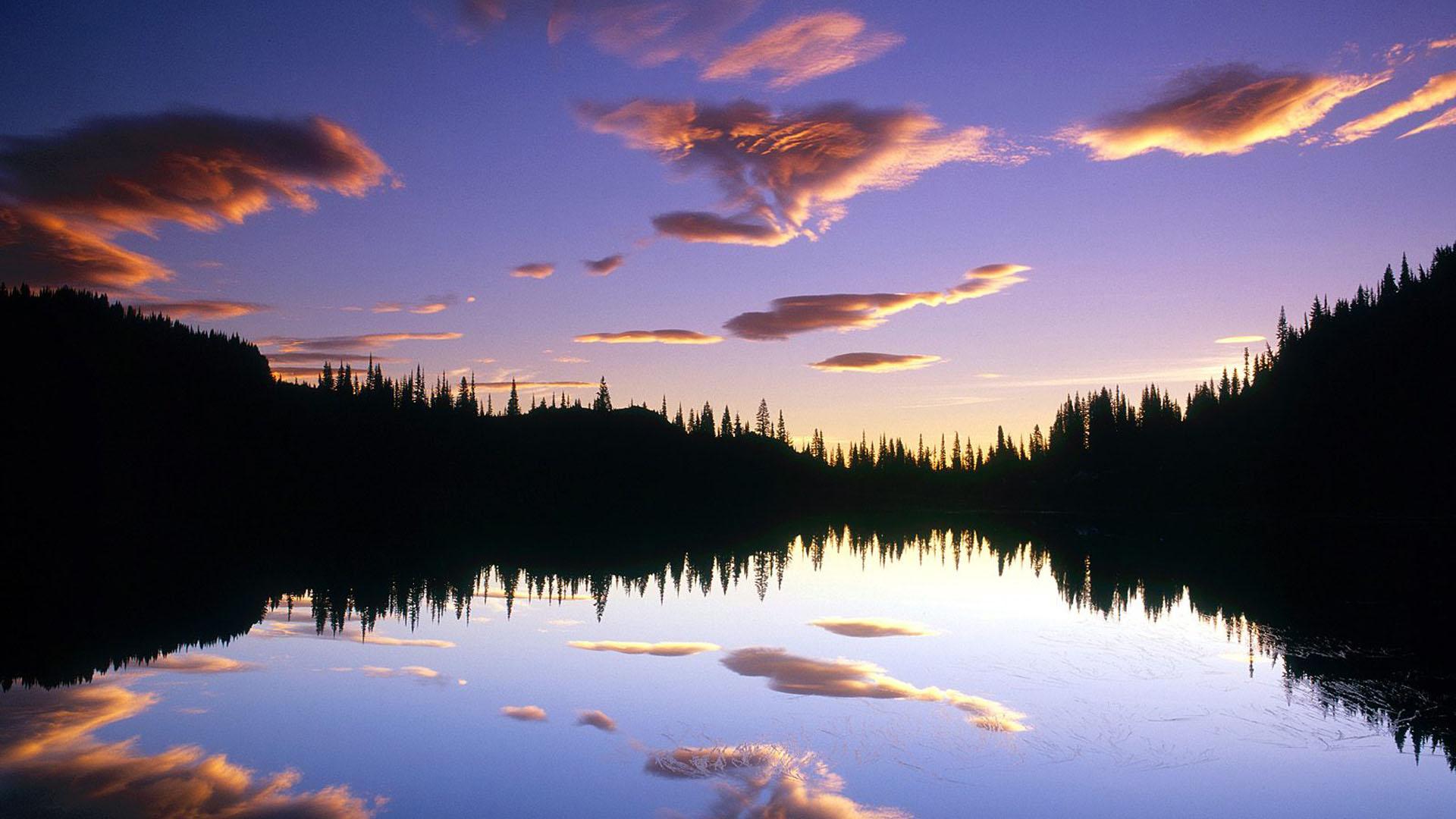 Beautiful Sunset Lake
