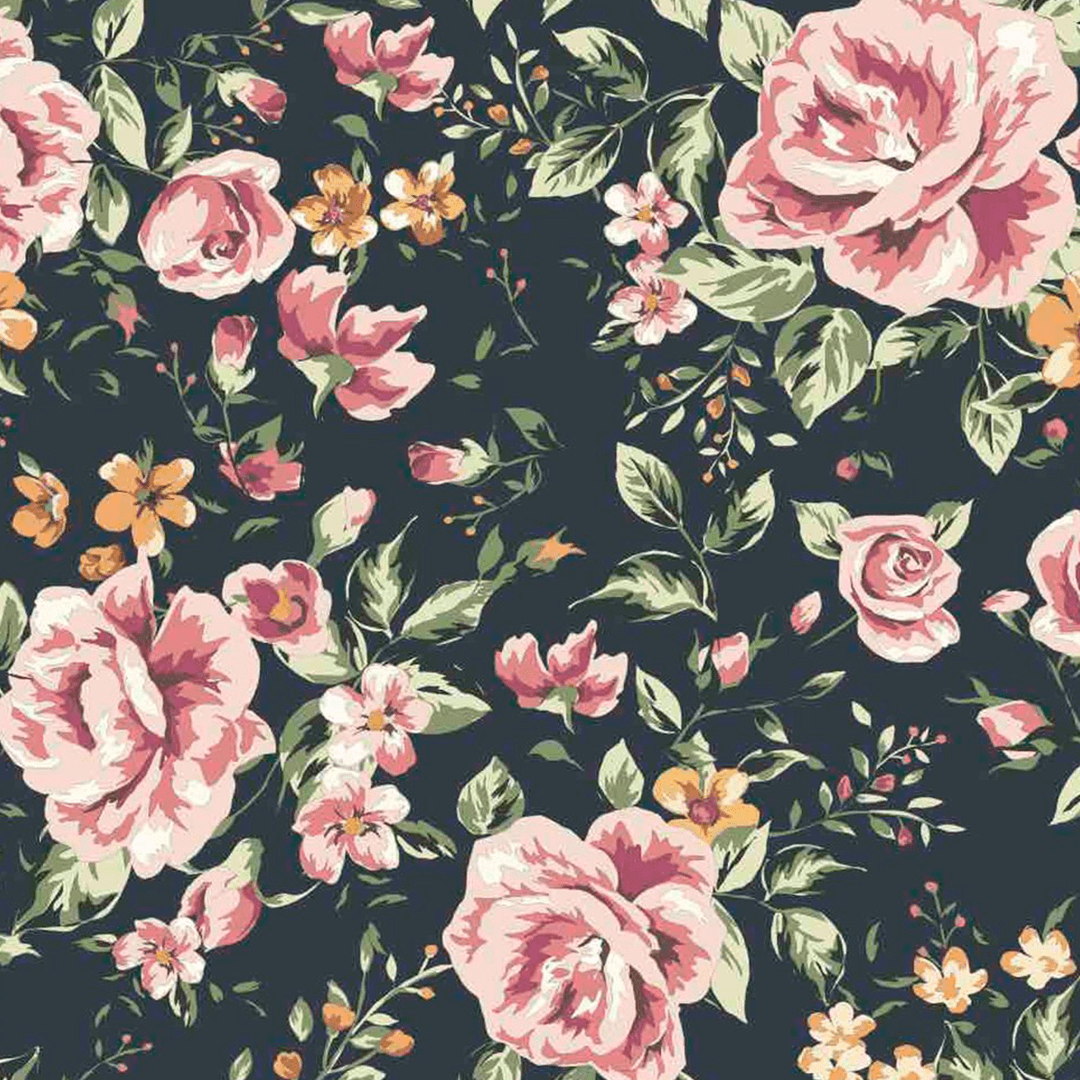 Dark Floral Wallpaper