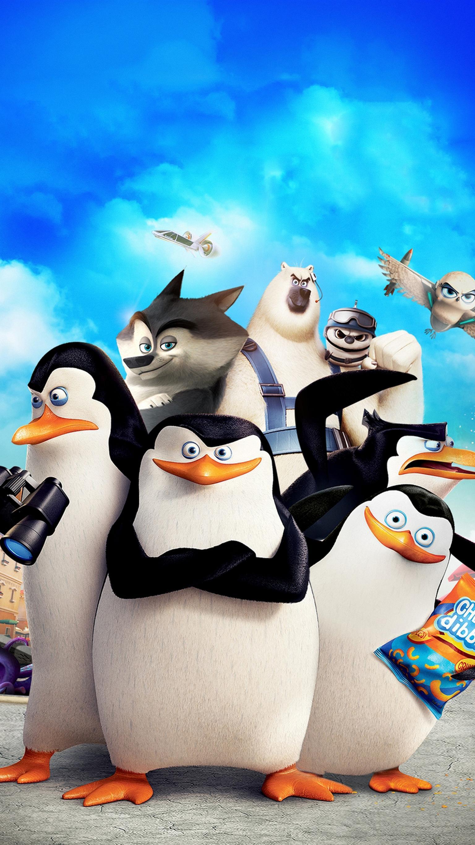 Penguins of Madagascar Phone Wallpaper