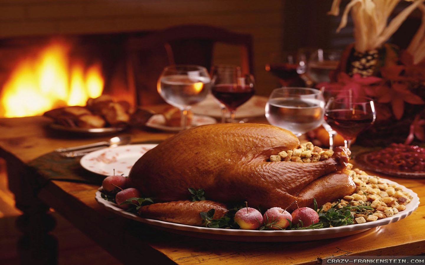 Tasty Thanksgiving Dinner Wallpaper 1440x900