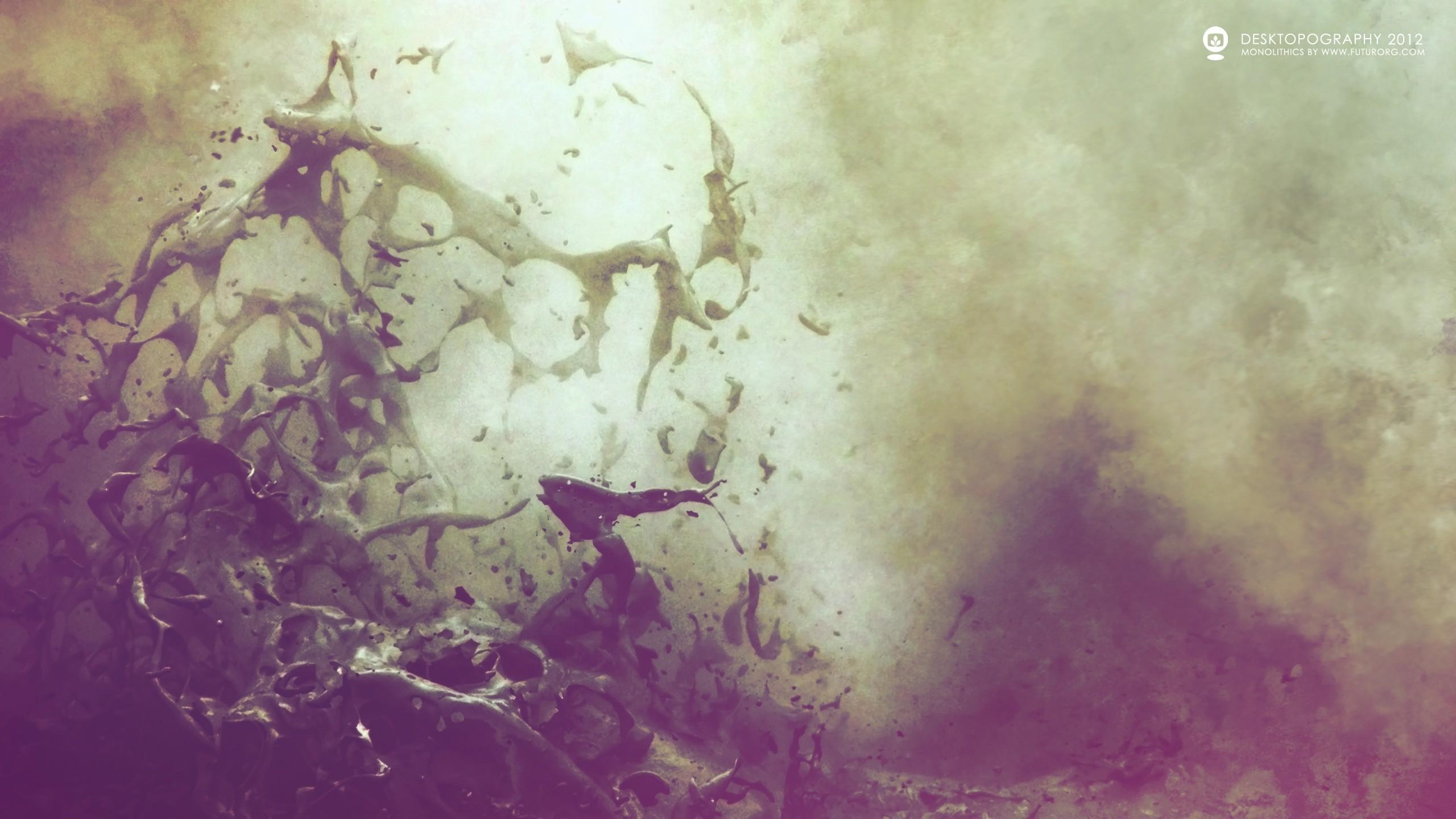 Desktopography, Nature, Fluid, Dust, Digital Art Wallpaper