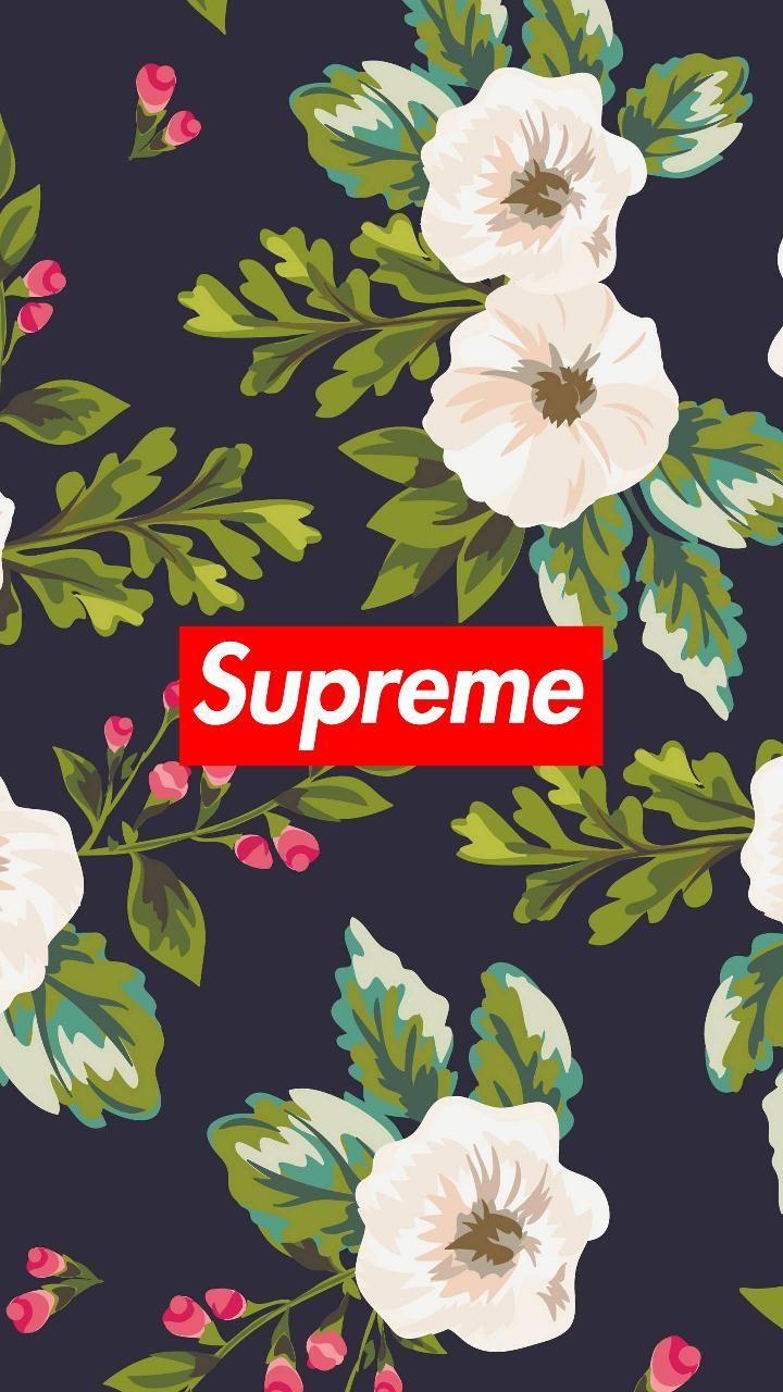 Download Supreme Flowers Wallpaper