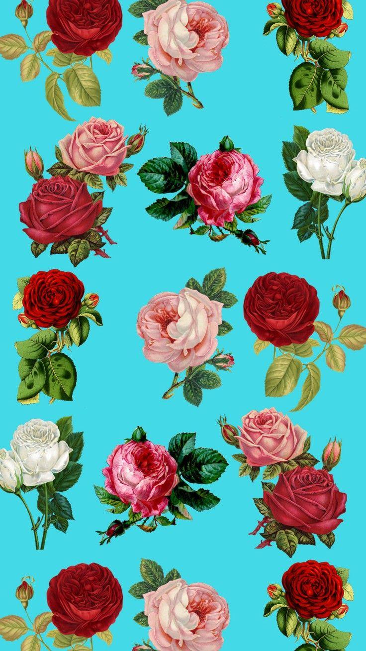 supreme floral wallpaper