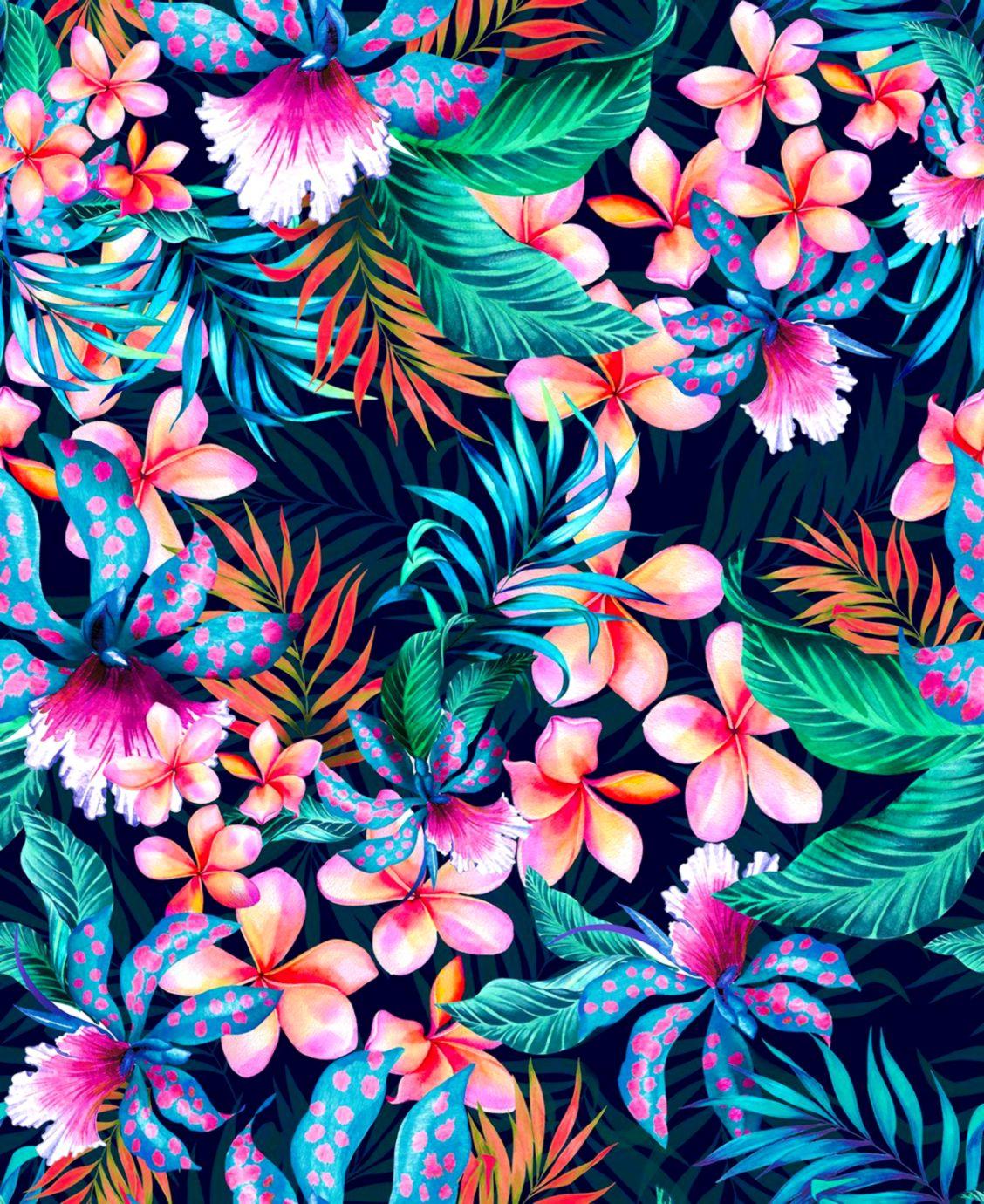 supreme floral wallpaper