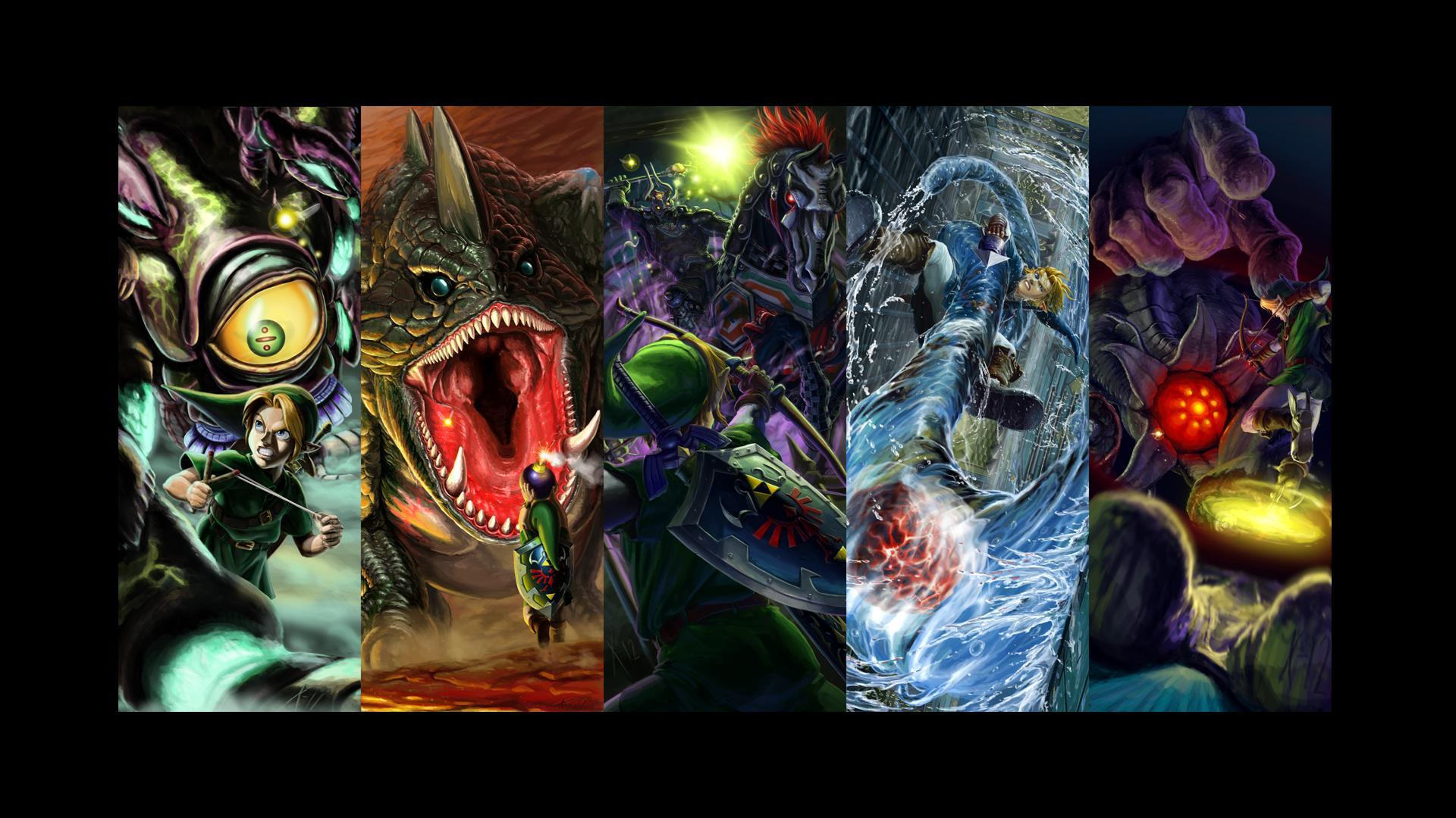 Ocarina of Time (& Majora's Mask) Boss Battle Wallpaper