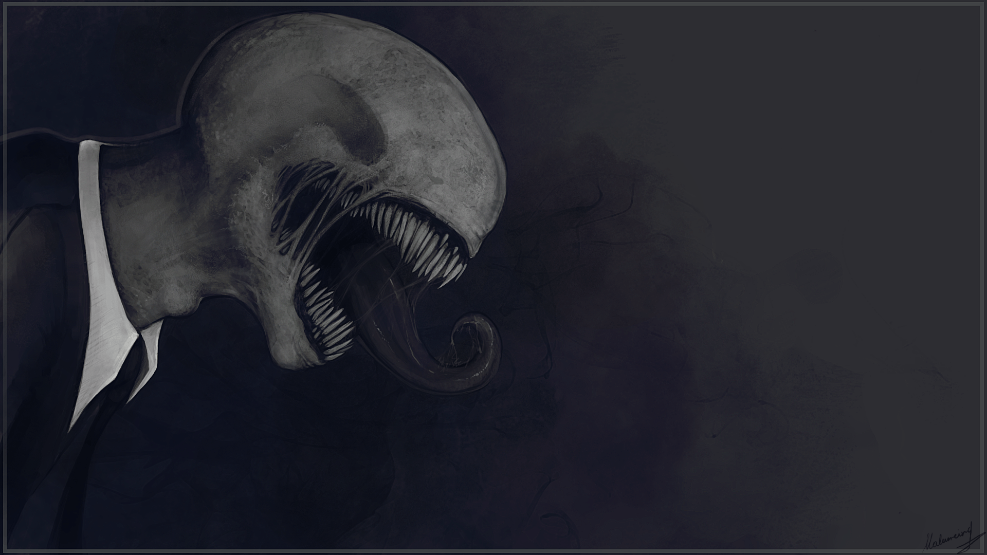 Slender Man Wallpaper