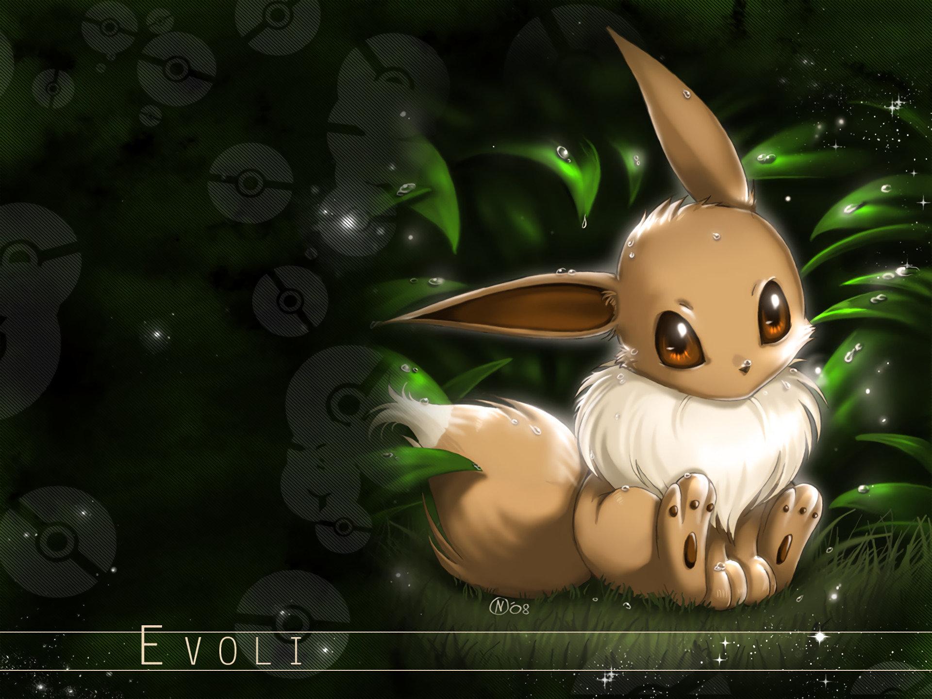 Awesome Eevee (Pokemon) free background for HD