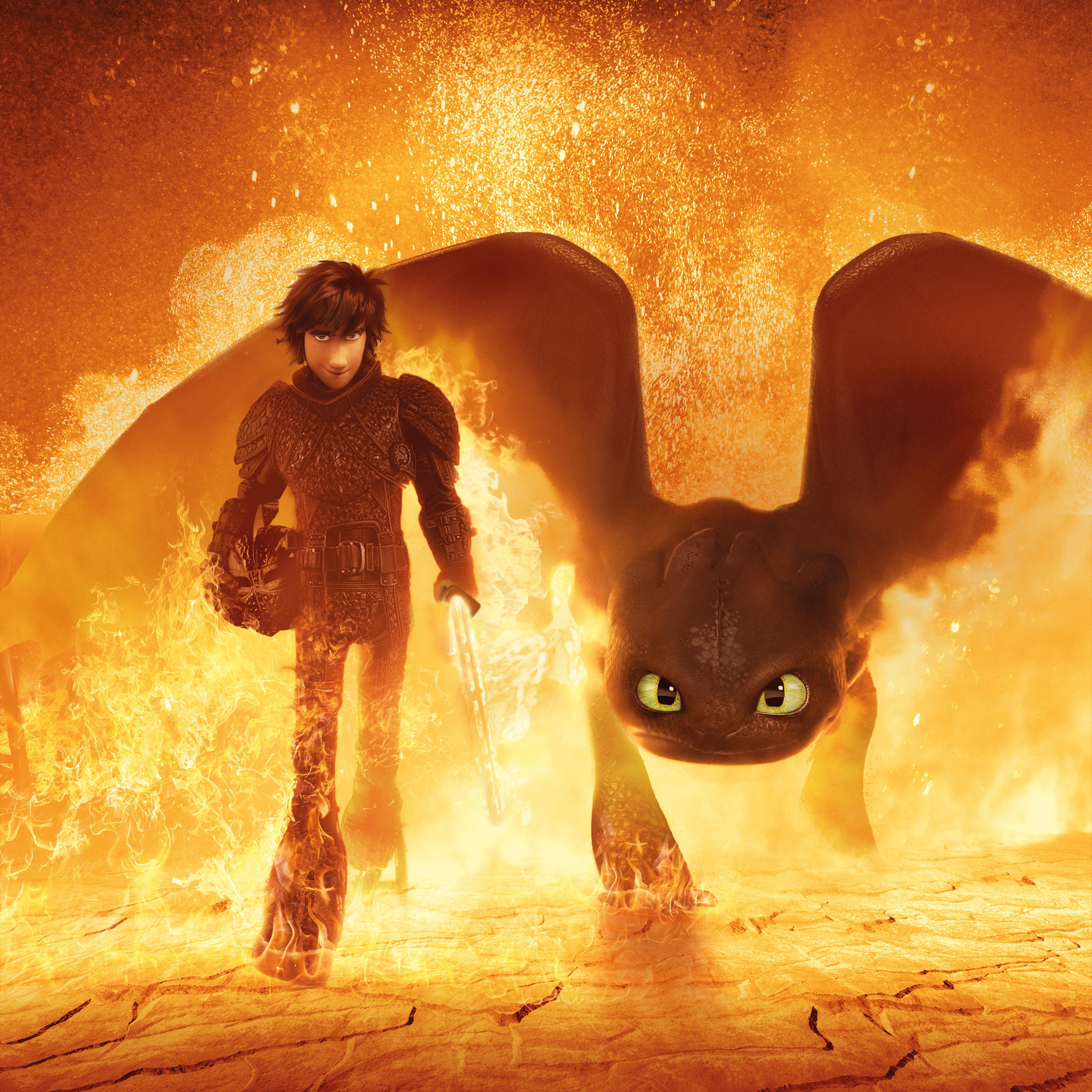 Light Fury And Toothless The Hidden World Wallpapers - Wallpaper Cave