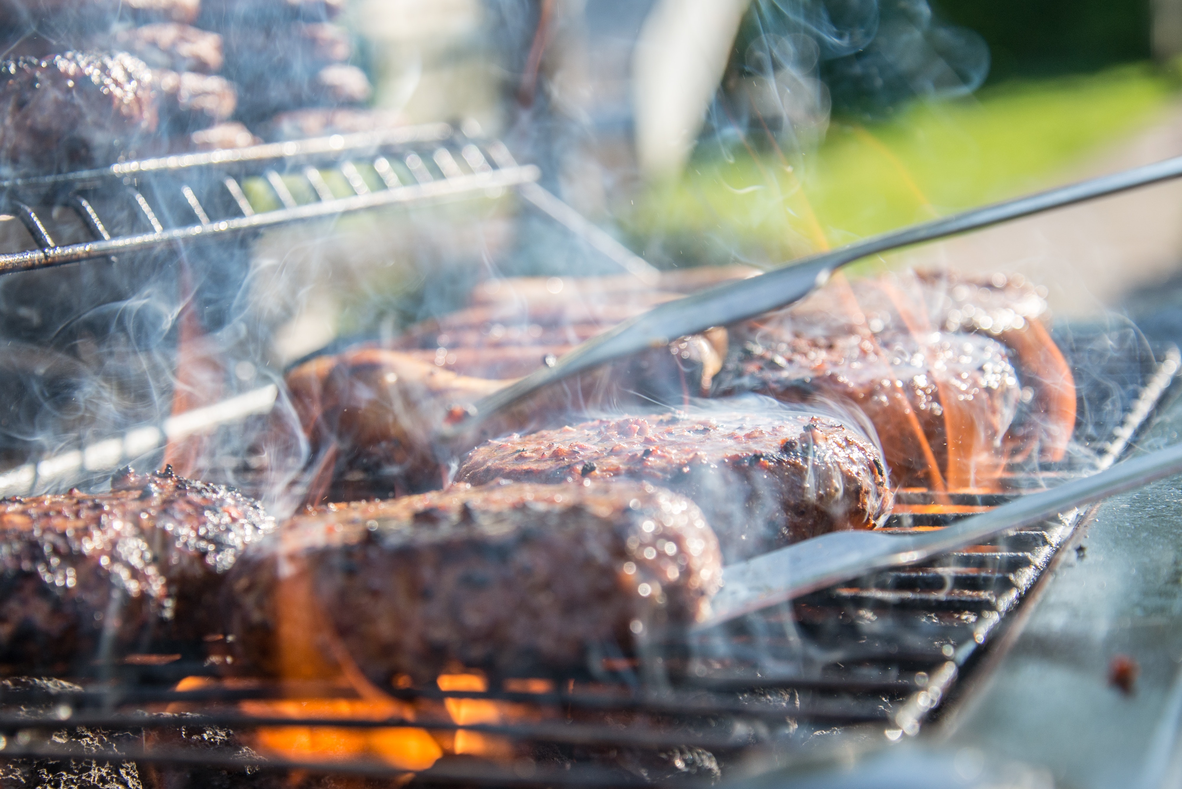 Close Photography of Grilled Meat on Griddle · Free