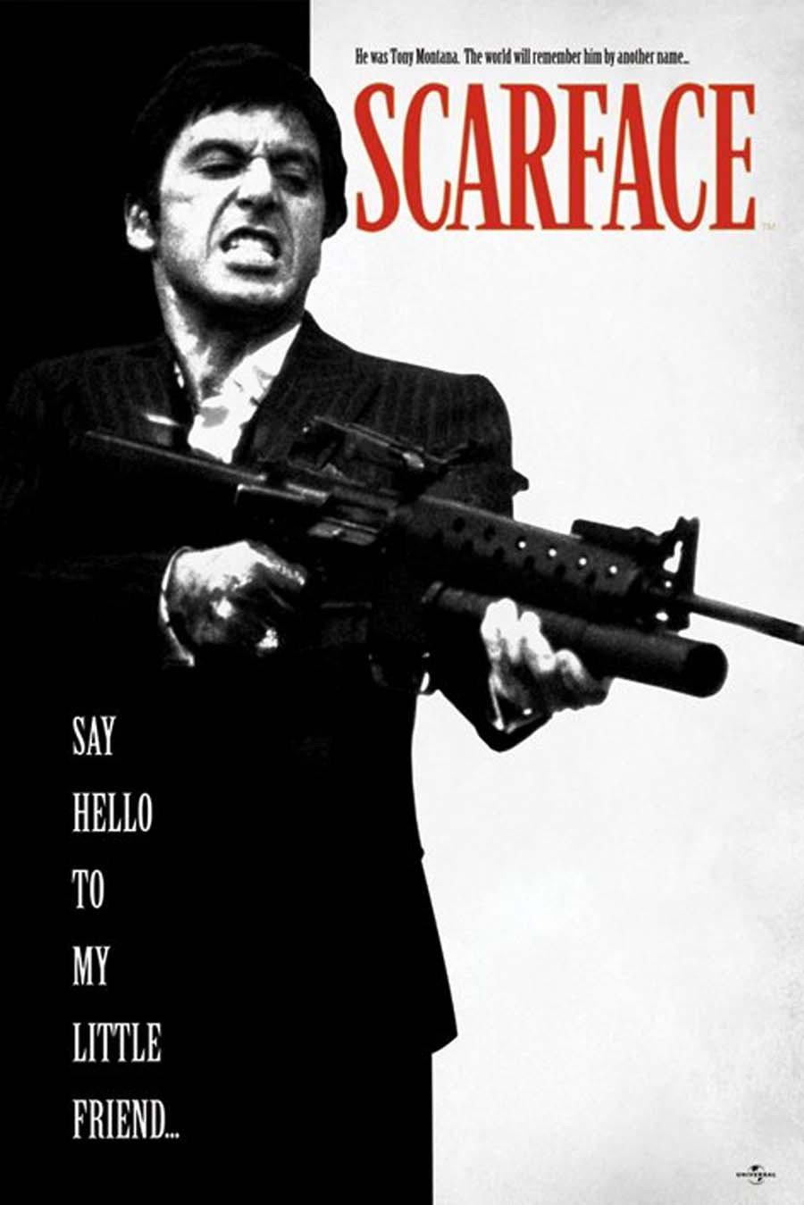 scarface famous movie quotes poster 60x90cm new tony montana