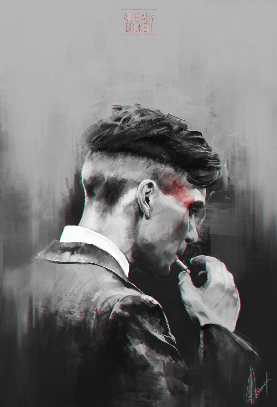 Thomas Shelby Smoking Wallpapers - Wallpaper Cave